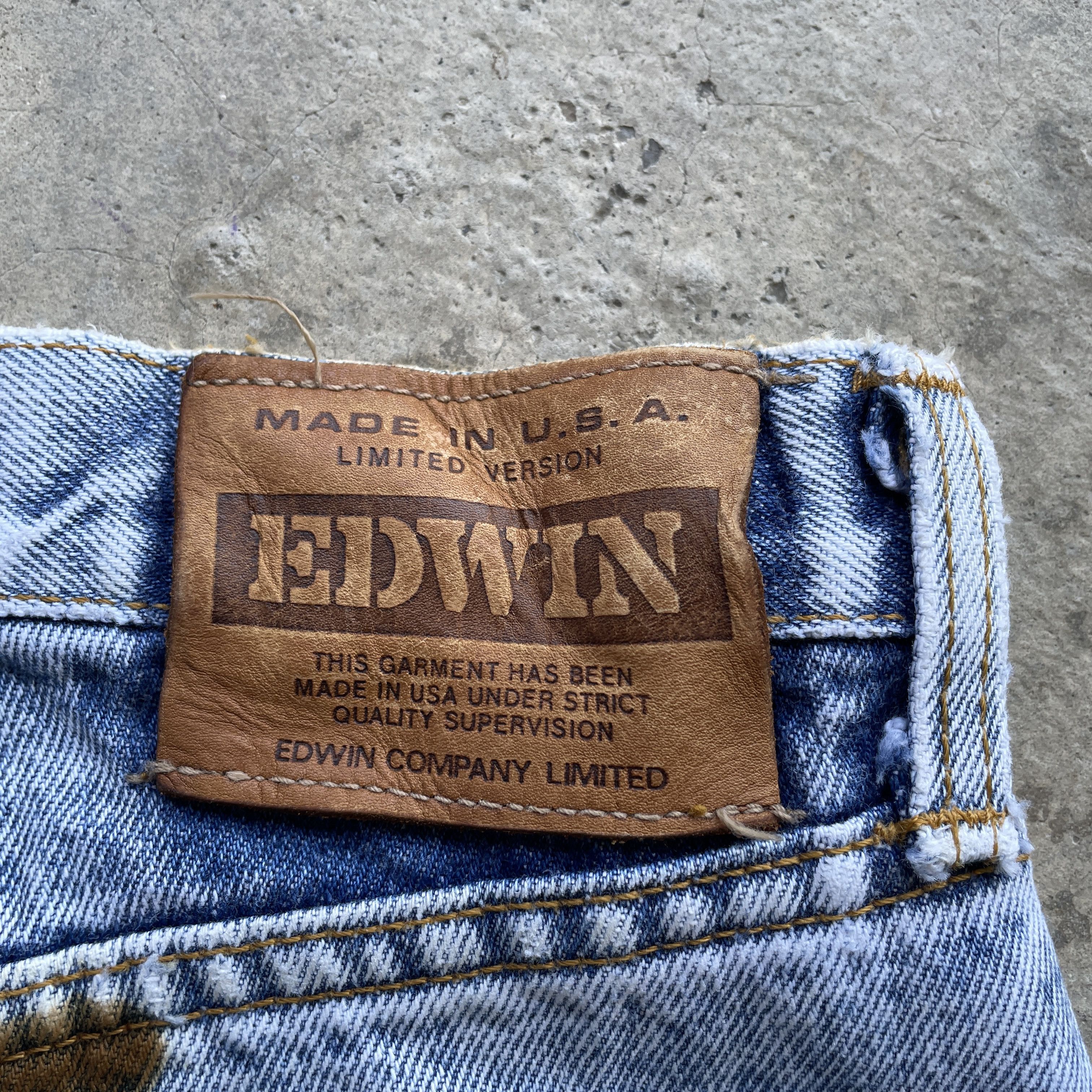 Edwin Vintage Edwin Made In USA Faded Denim Pants Jeans W32 Size US 32 / EU 48 - 11 Thumbnail