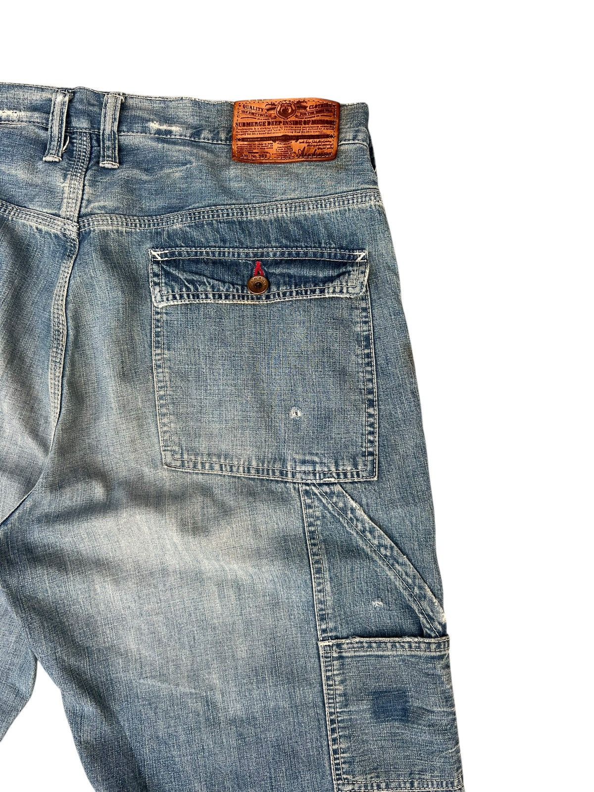 ANACHRONORM Dirty Mud Anachronom Japan Distress Denim Double Knee Jeans Size US 34 / EU 50 - 15 Thumbnail