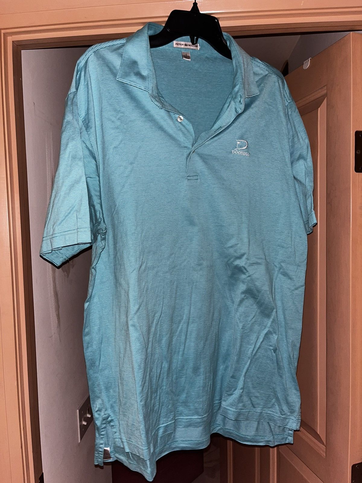 Peter Millar × Vintage [US ONLY] VINTAGE Peter Millar Teal Polo Size US L / EU 52-54 / 3 - 1 Thumbnail