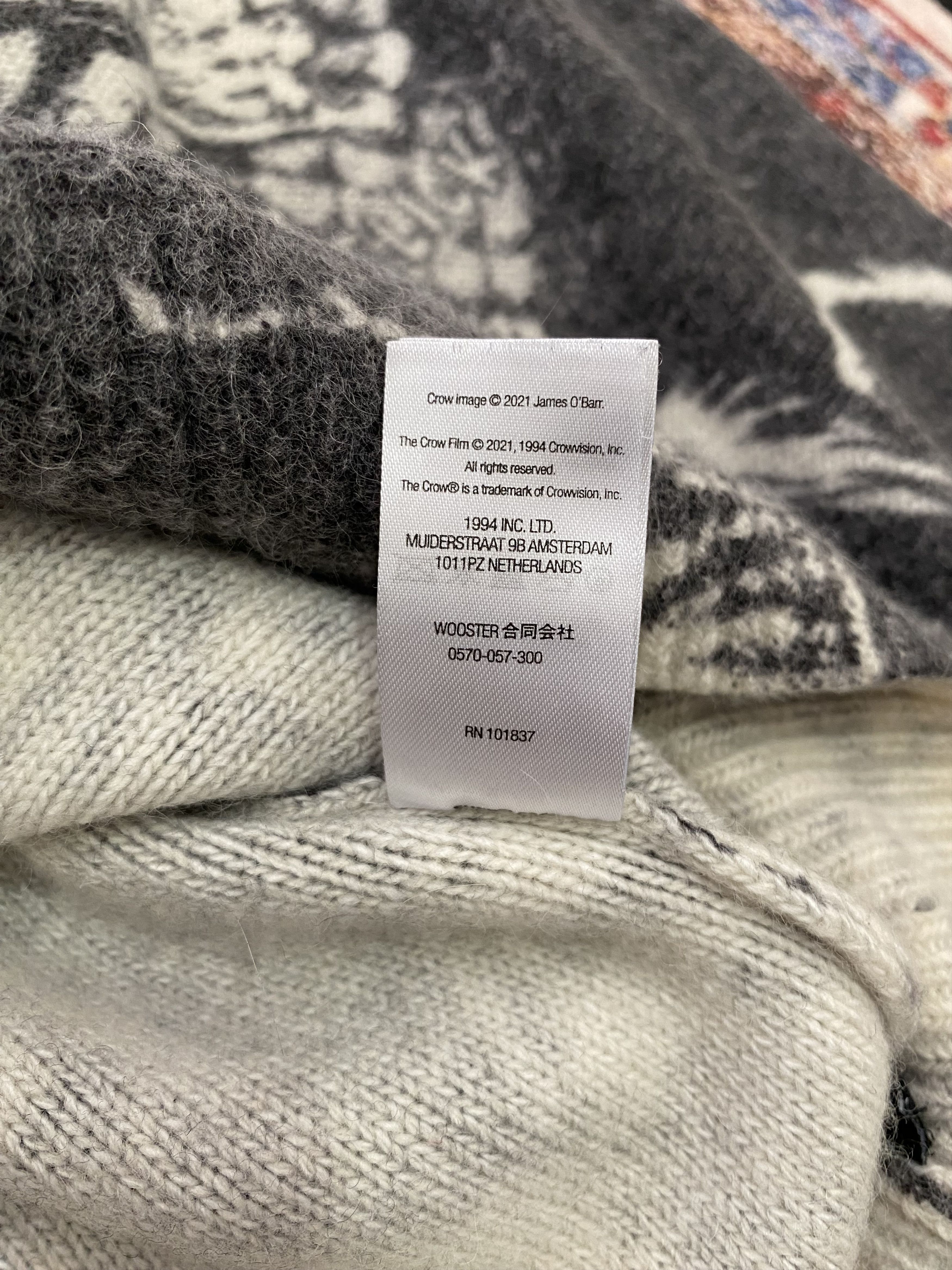 Supreme FW21 Supreme The Crow Sweater Size US XL / EU 56 / 4 - 9 Thumbnail