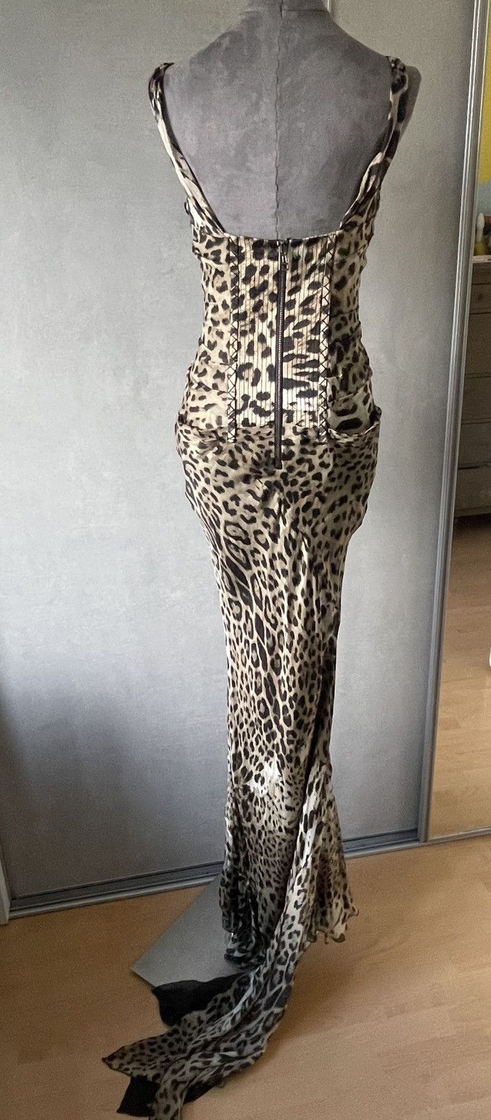 Roberto Cavalli ROBERTO CAVALLI MAXI SILK DRESS Size M / US 6-8 / IT 42-44 - 8 Thumbnail