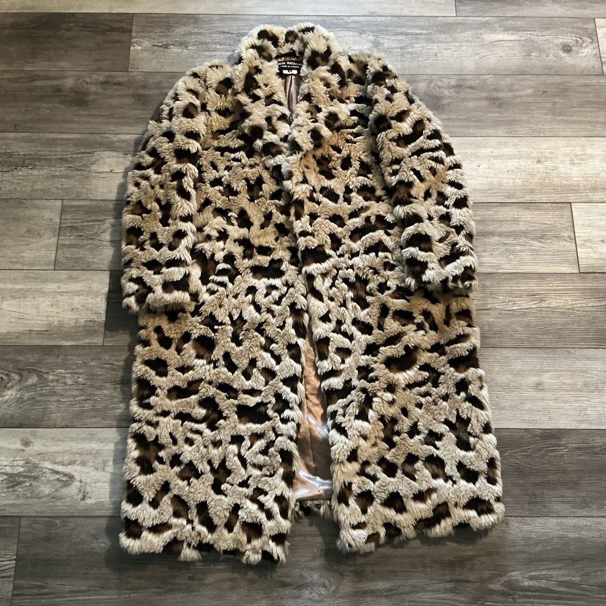 Junya Watanabe FW18 Jacquard Cheetah Faux Fur Coat Size US M / EU 48-50 / 2 - 2 Thumbnail