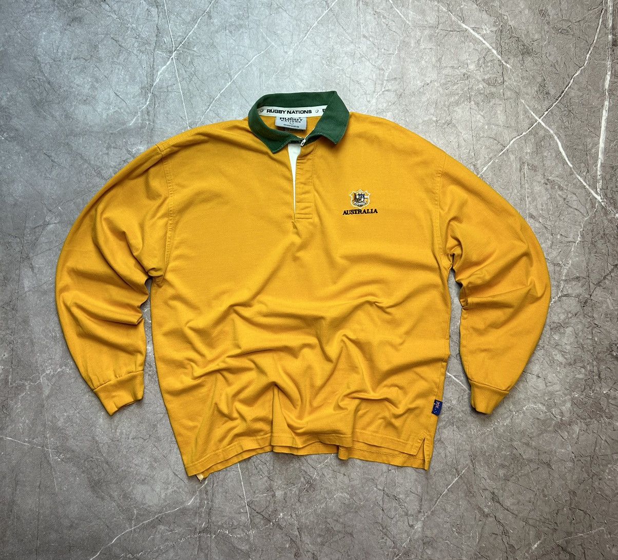 Rugby Ralph Lauren × Vintage Vintage 90s Australia Rugby Shirt Size US L / EU 52-54 / 3 - 1 Thumbnail