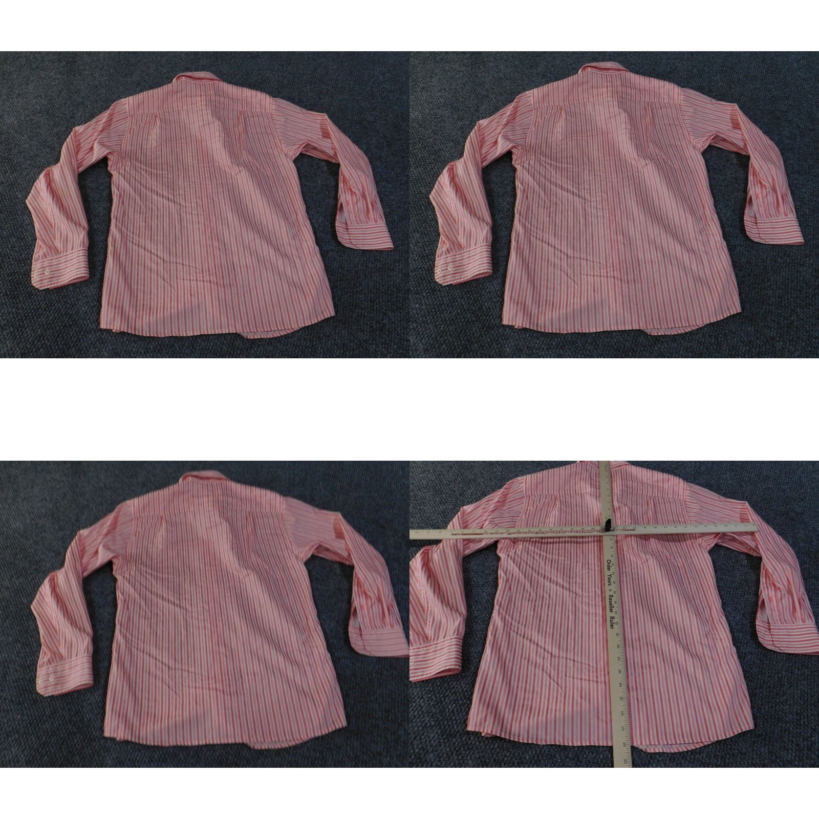 Southern Tide Southern Tide Shirt Mens Small Pink Striped Button Front Stretch Casual Button-Up Size US S / EU 44-46 / 1 - 8 Thumbnail