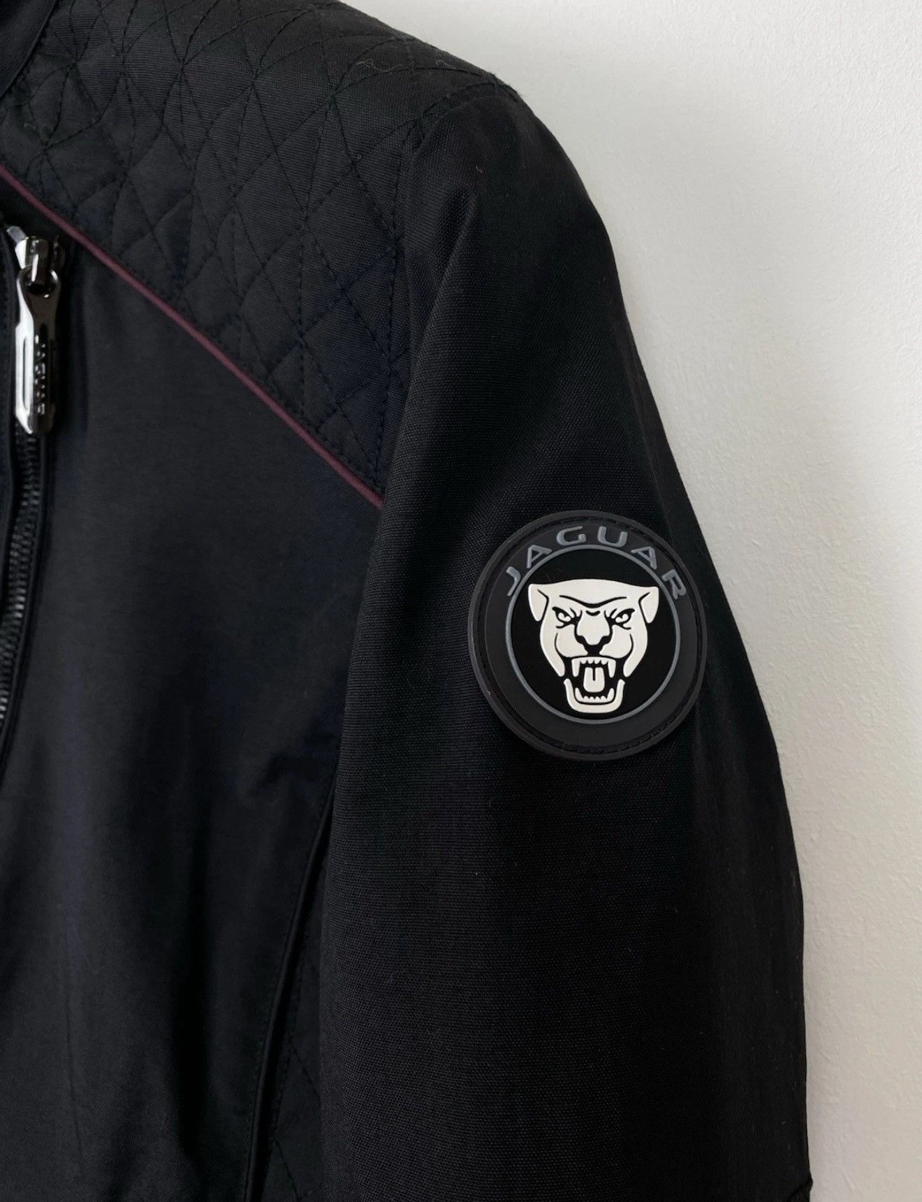 Other Jaguar Women's Drivers Jacket Black Full Zip Top Moto Racing Size M / US 6-8 / IT 42-44 - 5 Thumbnail