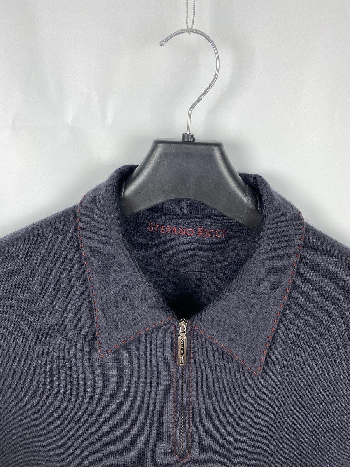 Stefano Ricci Stefano Ricci Cashmere-Silk 1/3 Zip Jumper Collared size 56 Size US XL / EU 56 / 4 - 3 Thumbnail
