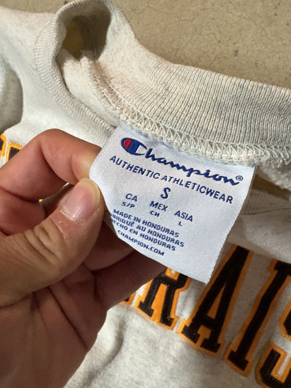Champion VTG 00’s Champion Valparaiso Valpo Crewneck Sweatshirt Gray Size US S / EU 44-46 / 1 - 5 Thumbnail