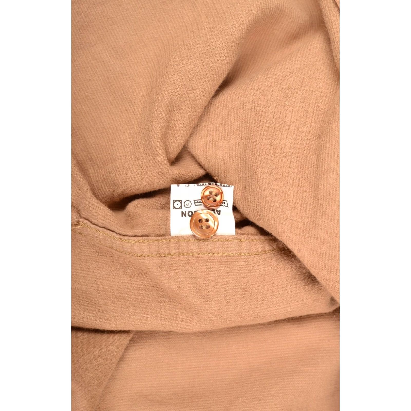 Vintage Le Jean De Marithe Francois Girbaud Tan Cotton Button Designer Shirt XL Size US XL / EU 56 / 4 - 4 Thumbnail