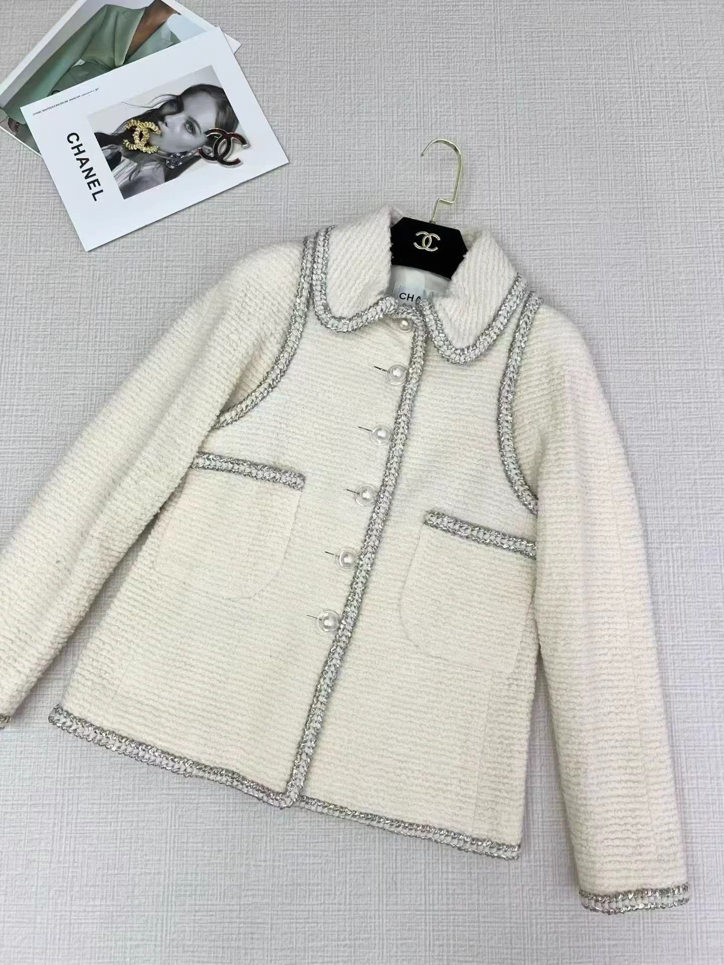 Chanel Chanel Space Women's Color Blocked 40 Jacket Size M / US 6-8 / IT 42-44 - 2 Thumbnail
