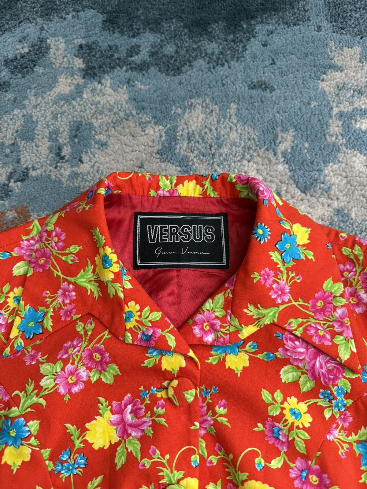 Versus Versace Vintage Versus By Gianni Versace AW 1993 Floral Print Top Size S / US 4 / IT 40 - 3 Thumbnail