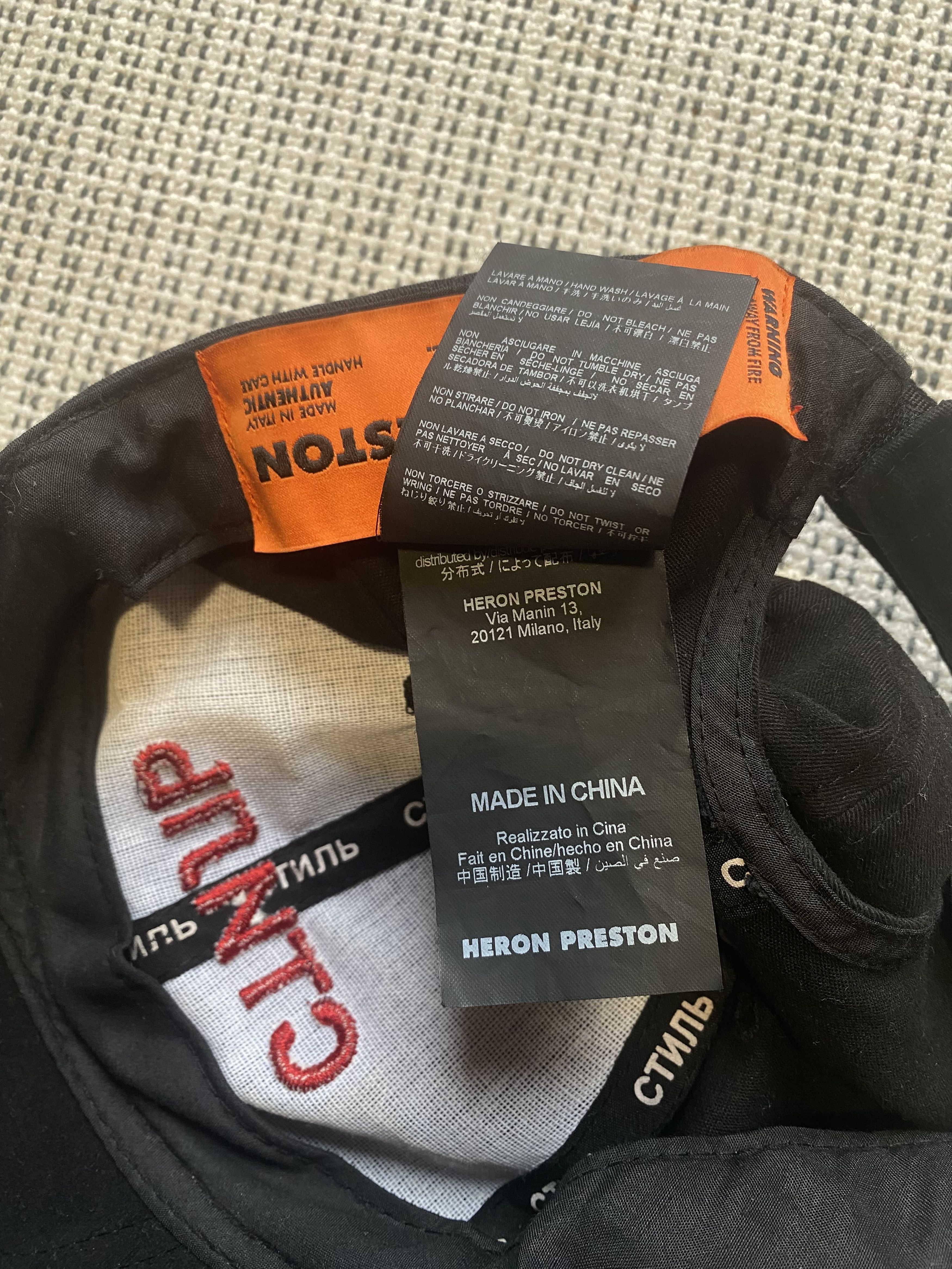 Heron Preston Heron Preston Twill Cap Size ONE SIZE - 8 Thumbnail
