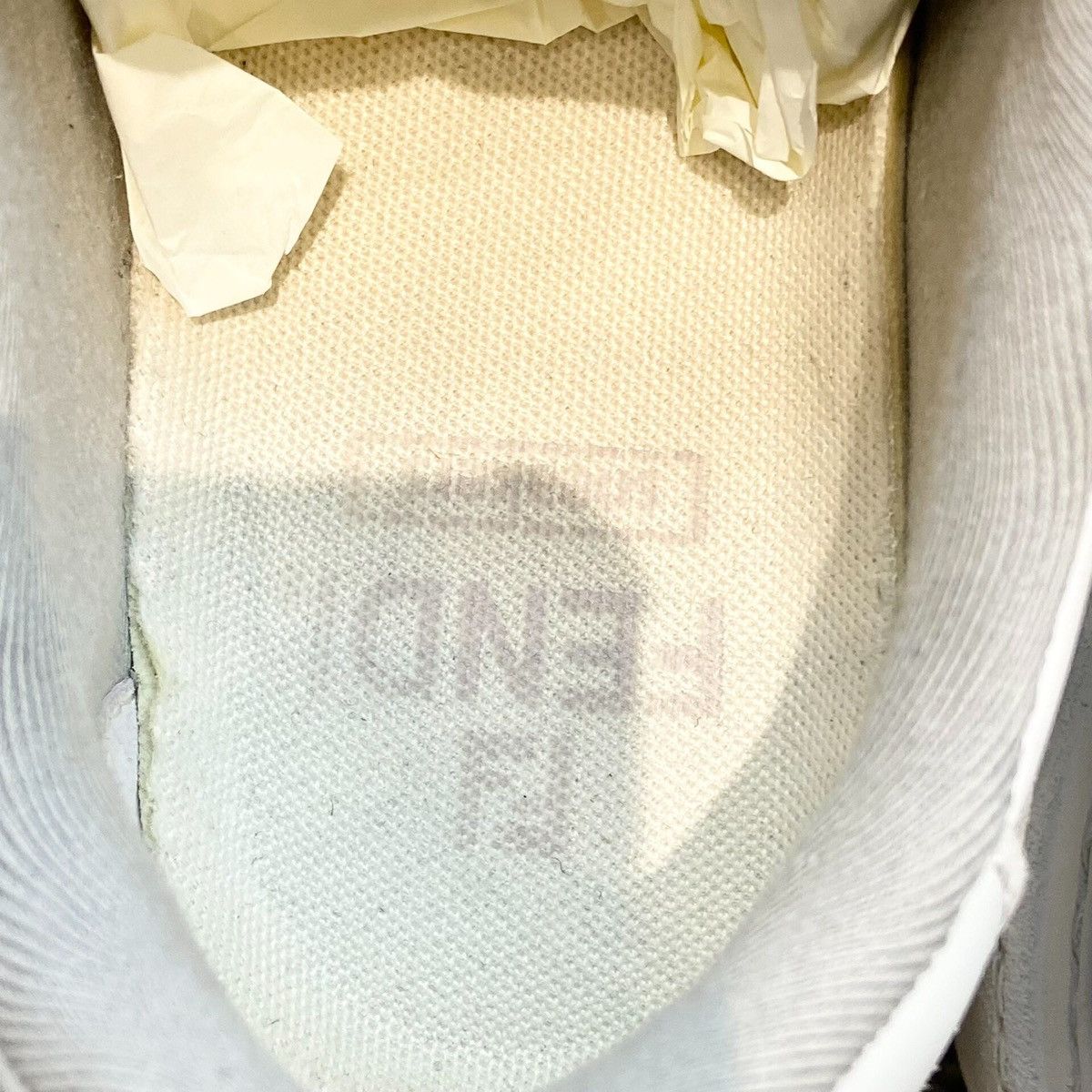 Fendi Fendi Match sneakers in white and gray calf leather Size US 7 / IT 37 - 5 Thumbnail