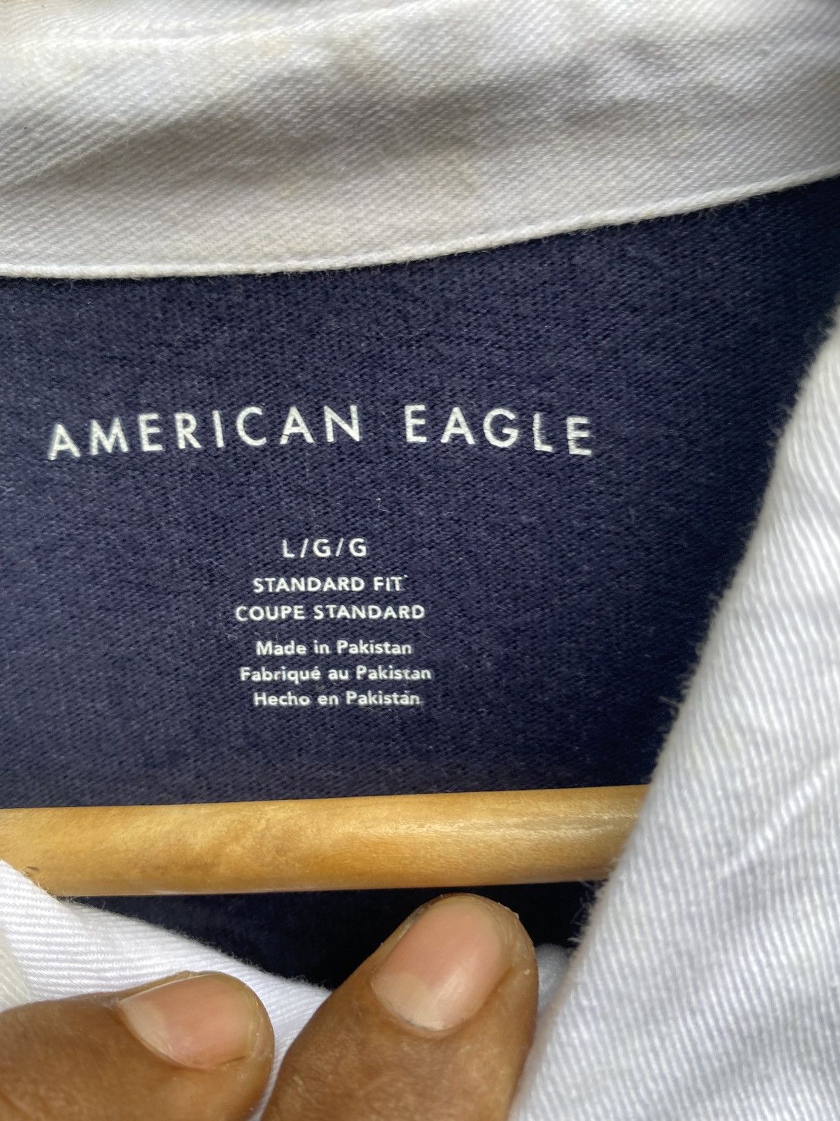 American Eagle Outfitters America eagle vintage polo long sleeve Size US L / EU 52-54 / 3 - 9 Thumbnail