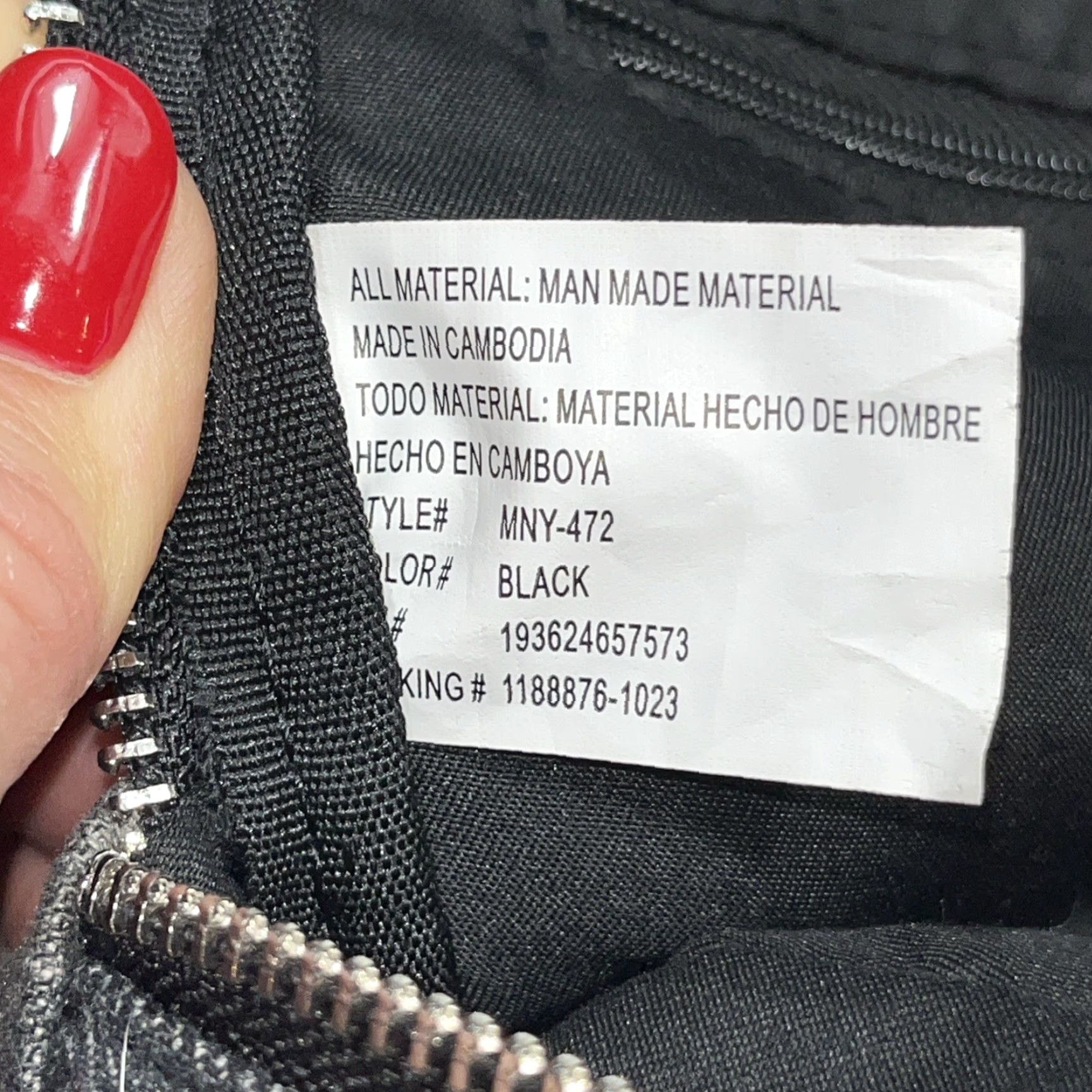 Steve Madden Steve Madden Black Gray DENIM MINI BACKPACK Zip Purse Shoulder Bag Emo Punk Y2K Size ONE SIZE - 3 Thumbnail