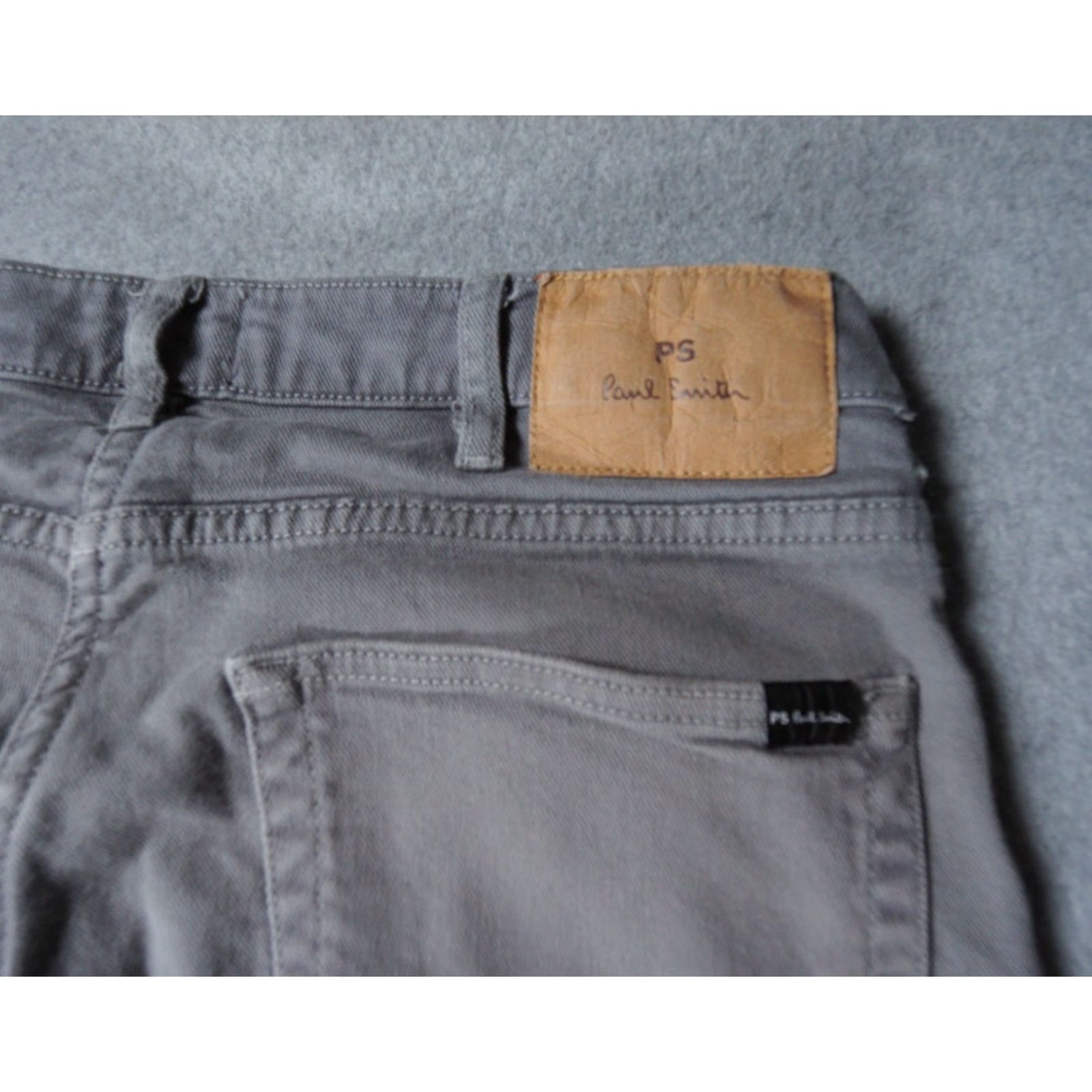 Paul Smith Paul Smith Jeans Mens 30x30 Gray Denim Tapered Fit Stretch Casual Adult Pants Size US 30 / EU 46 - 7 Thumbnail