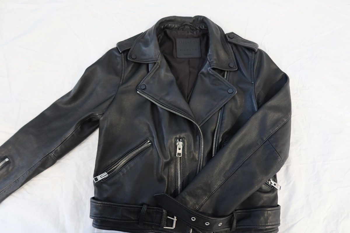 Allsaints All Saints Leather Jacket Size M / US 6-8 / IT 42-44 - 3 Thumbnail