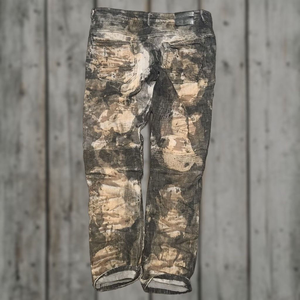 Denime Smoke Rinse Denim Co. Jeans Slim Distressed White? Size US 38 / EU 54 - 1 Thumbnail