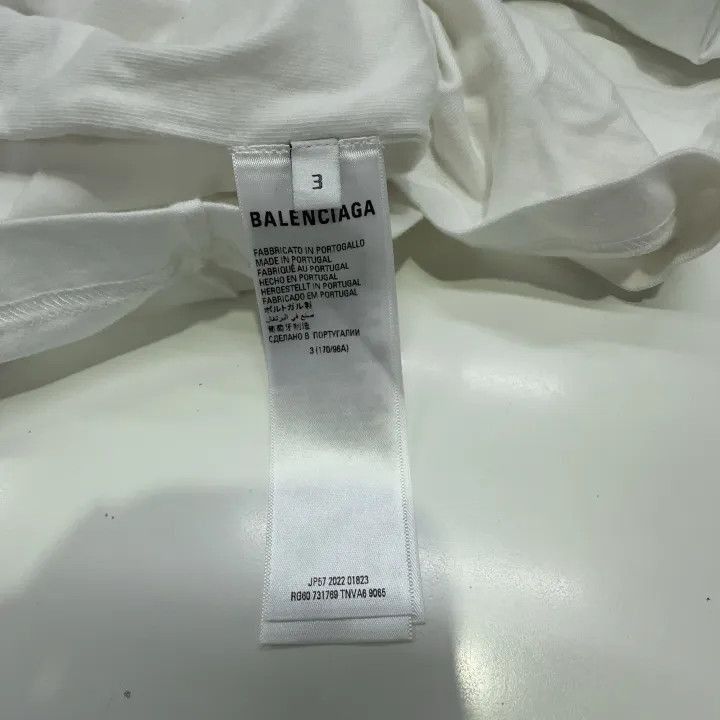 Balenciaga Balenciaga x Adidas Logo Embroidered T-Shirt 0079-2507 Size US L / EU 52-54 / 3 - 5 Thumbnail