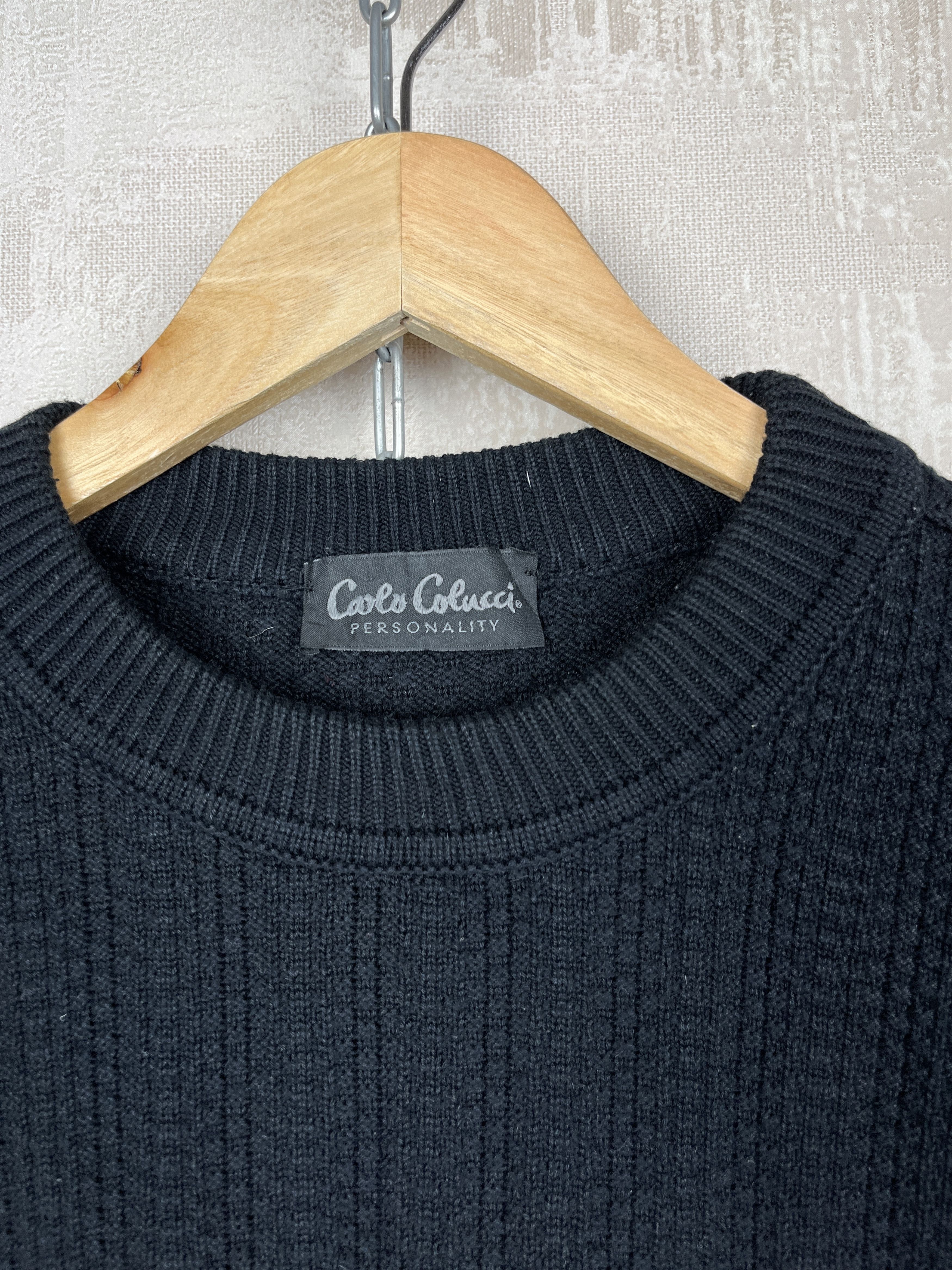 Carlo Colucci Vintage Carlo Colucci Crew Neck Sweater Cotton Blend Size US L / EU 52-54 / 3 - 4 Thumbnail