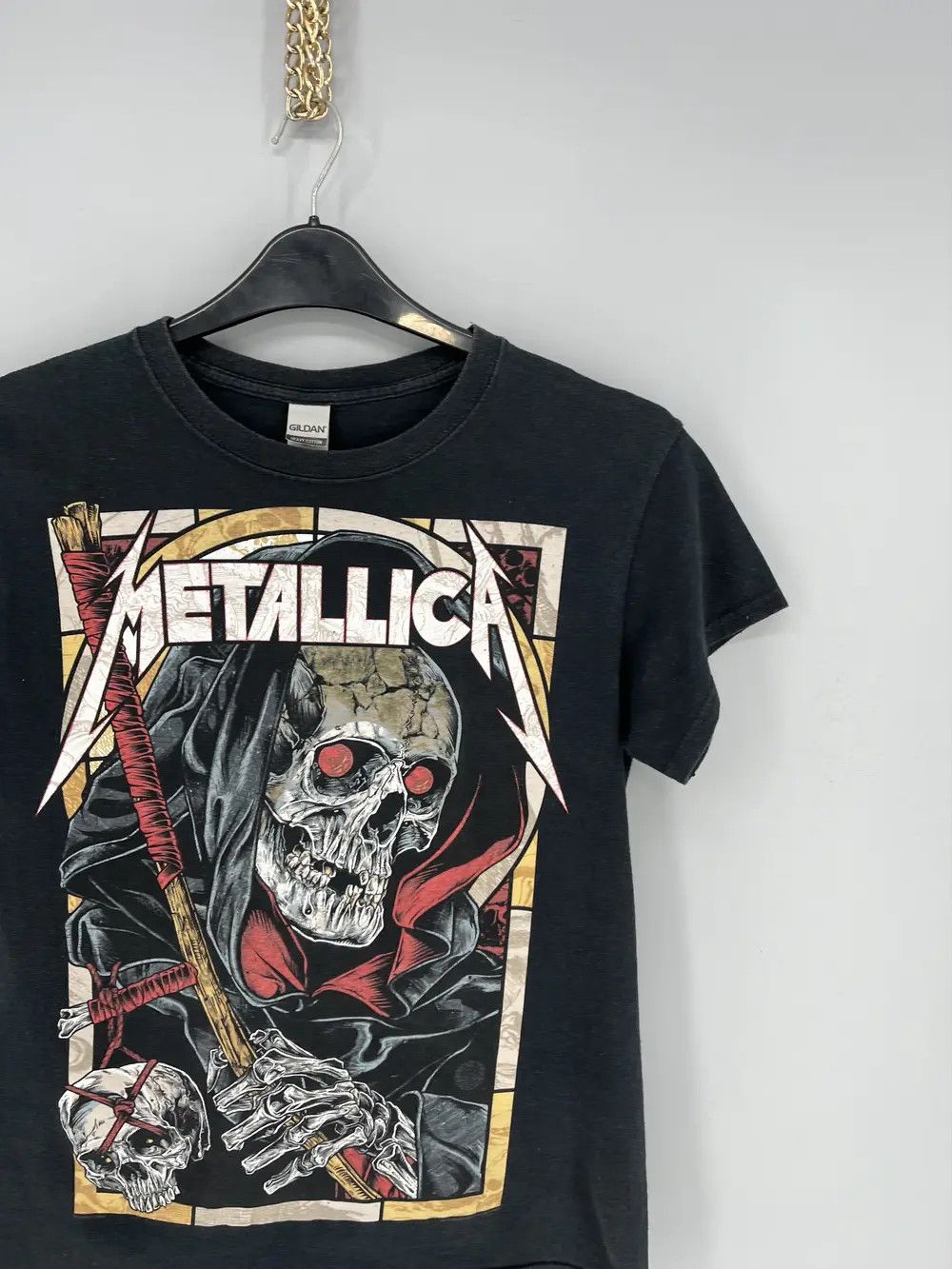 Band Tees Vintage Y2K Metallica Skulls Dead Face Band Rock Streetwear Size US L / EU 52-54 / 3 - 5 Thumbnail
