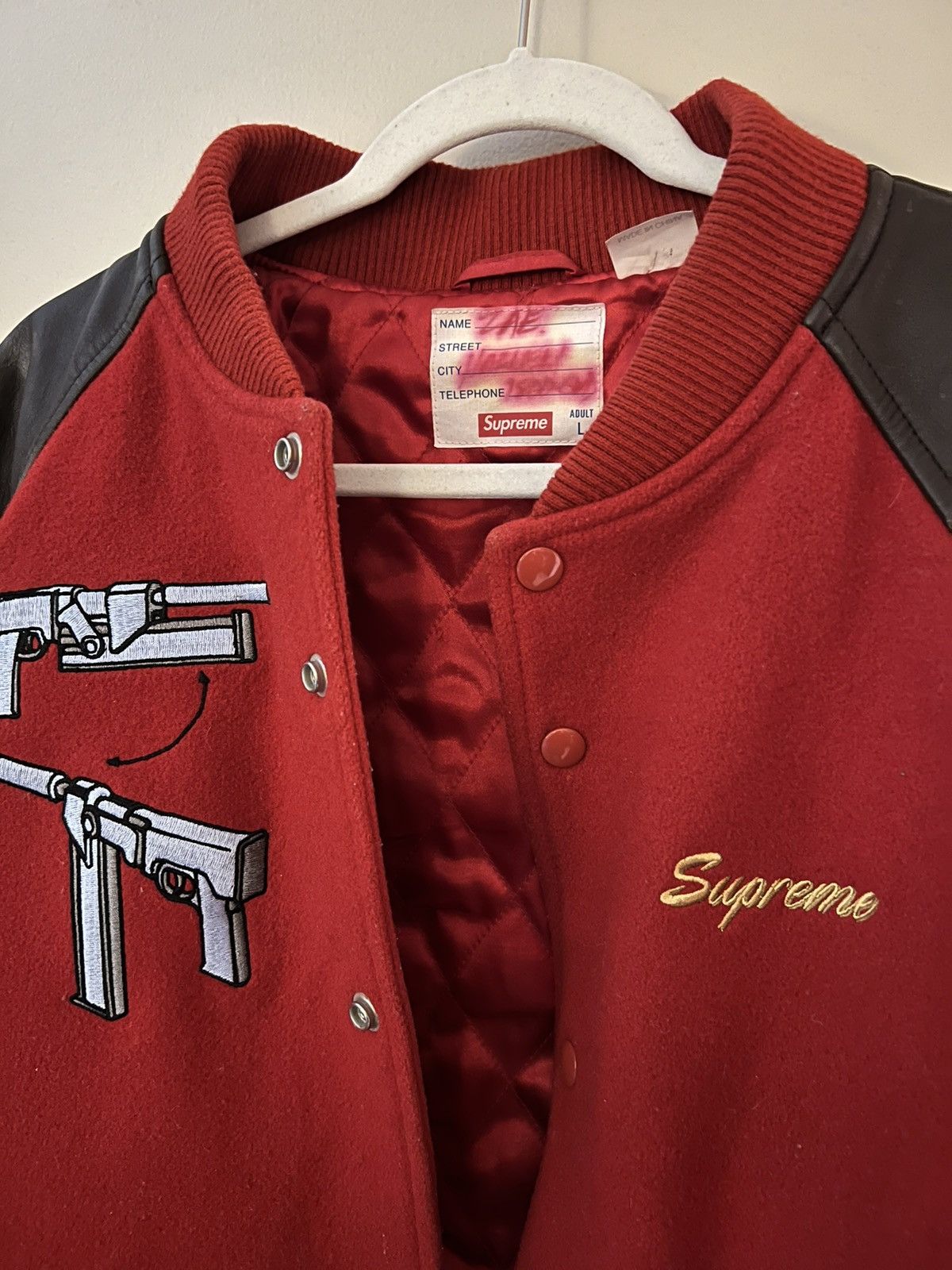 Supreme Supreme AEON FLUX - Red Varsity Jacket Size US L / EU 52-54 / 3 - 8 Thumbnail