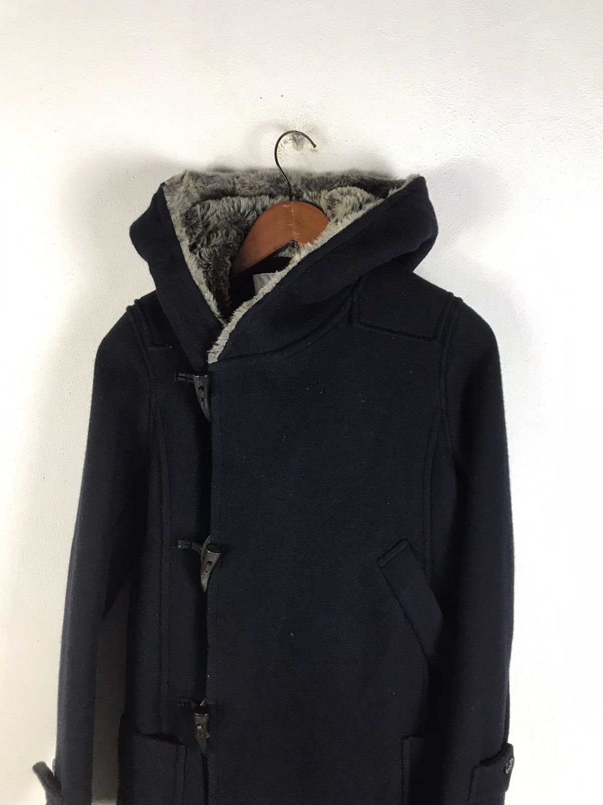Issey Miyake Sunaokuwahara Archive Asymmetric Faux Fur Duffle Coat Size US S / EU 44-46 / 1 - 4 Thumbnail