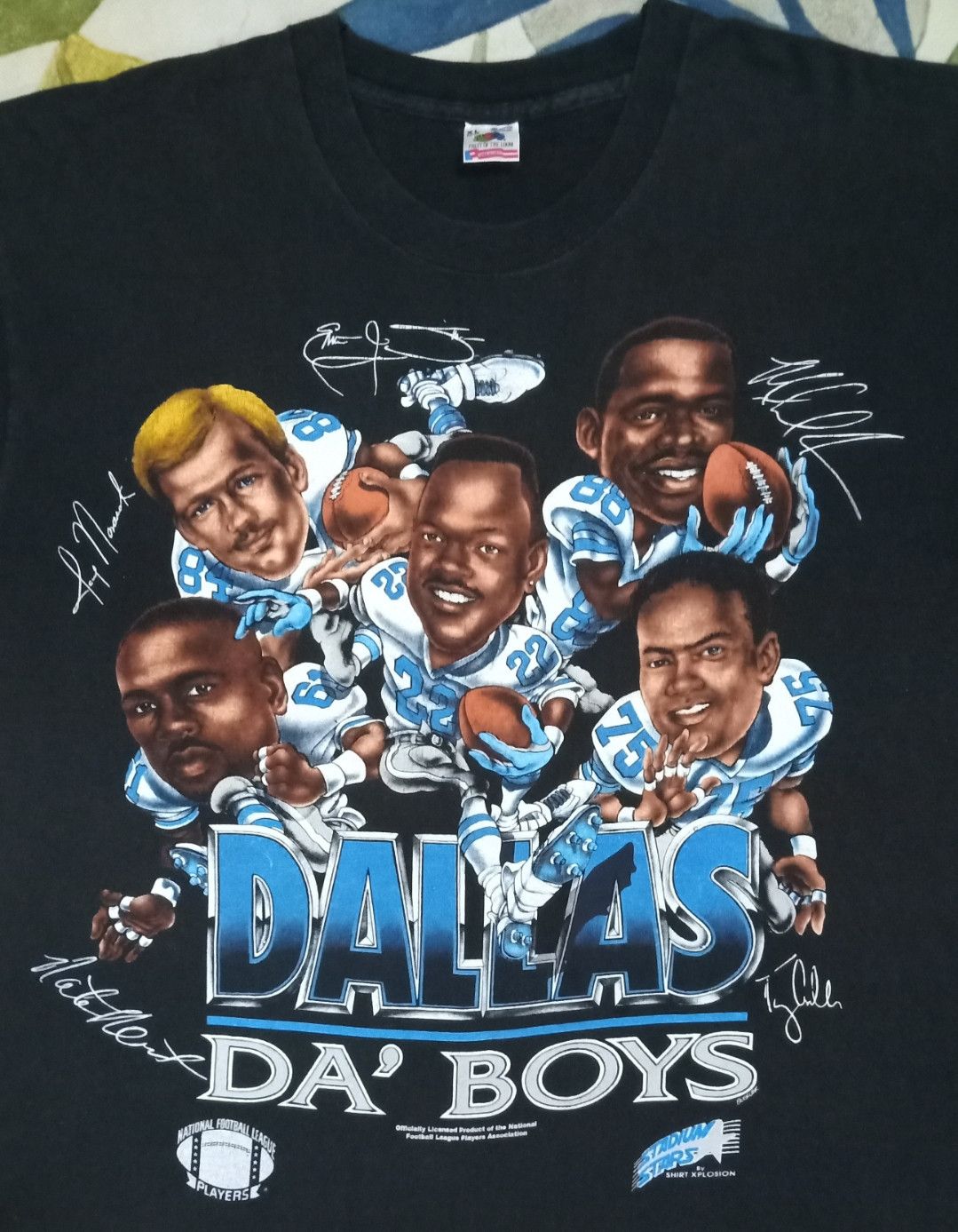 Fruit Of The Loom × NFL × Vintage Vintage 90s NFL Dallas Cowboys Da' Boys T-shirt Size US XL / EU 56 / 4 - 4 Thumbnail