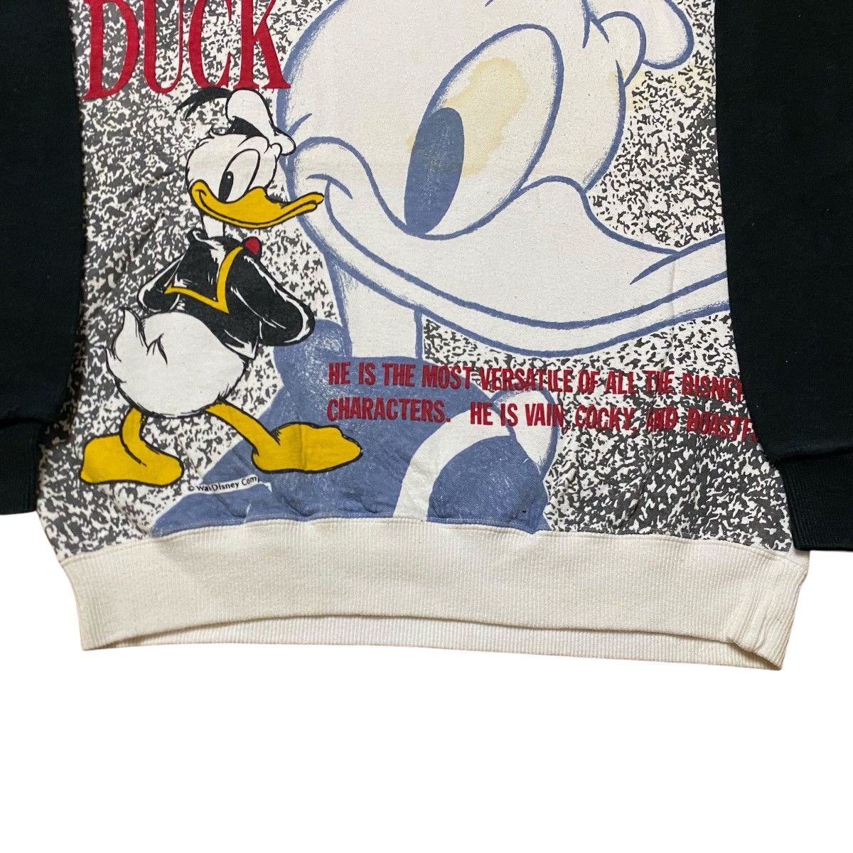 Disney × Vintage Vintage 90's Walt Disney's Donald Duck graphic sweatshirts Size US M / EU 48-50 / 2 - 3 Thumbnail