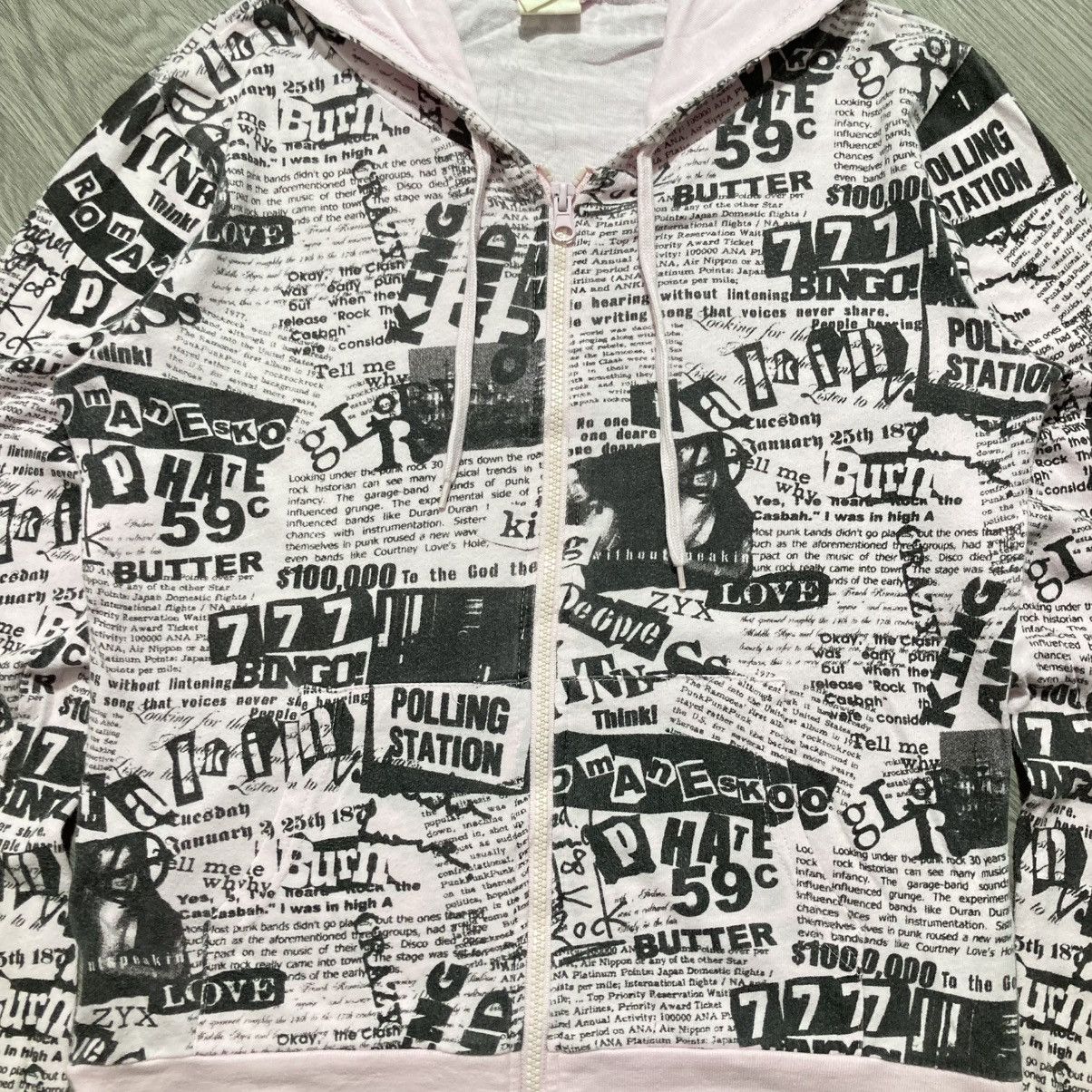 Hysteric Glamour 2000s Atemis Spirit Newpaper Girls Ziphoodie Lgb Style Size US S / EU 44-46 / 1 - 5 Thumbnail