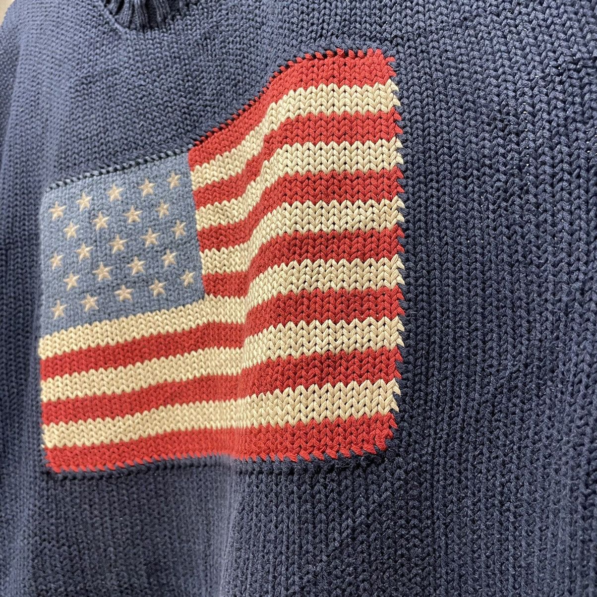 Polo Ralph Lauren Polo Ralph Lauren American Flag Sweater Size US XXL / EU 58 / 5 - 6 Thumbnail