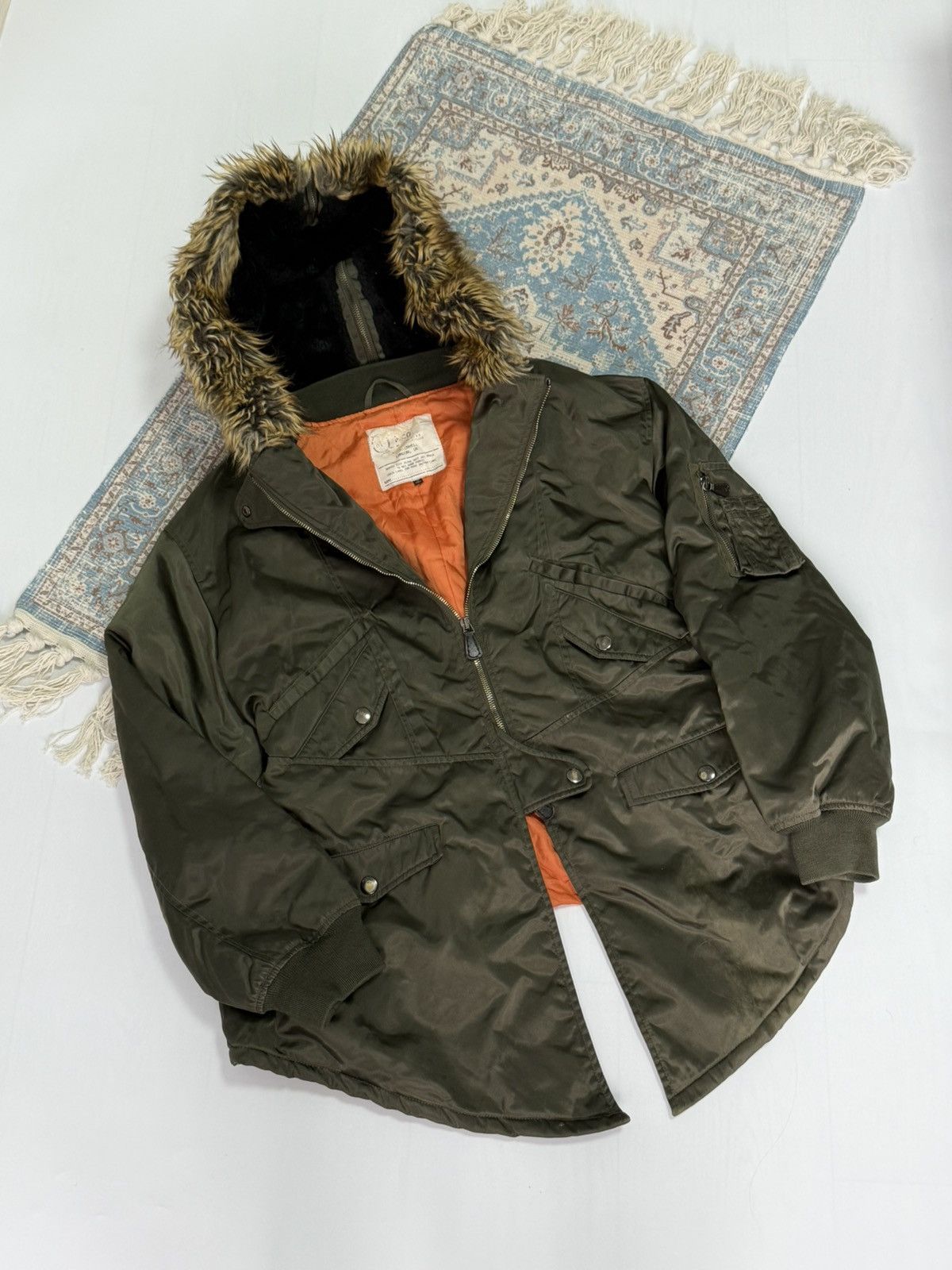 Alexander McQueen Rare Alexander Mcqueen Military Fur Parka Jacket Size US S / EU 44-46 / 1 - 1 Thumbnail