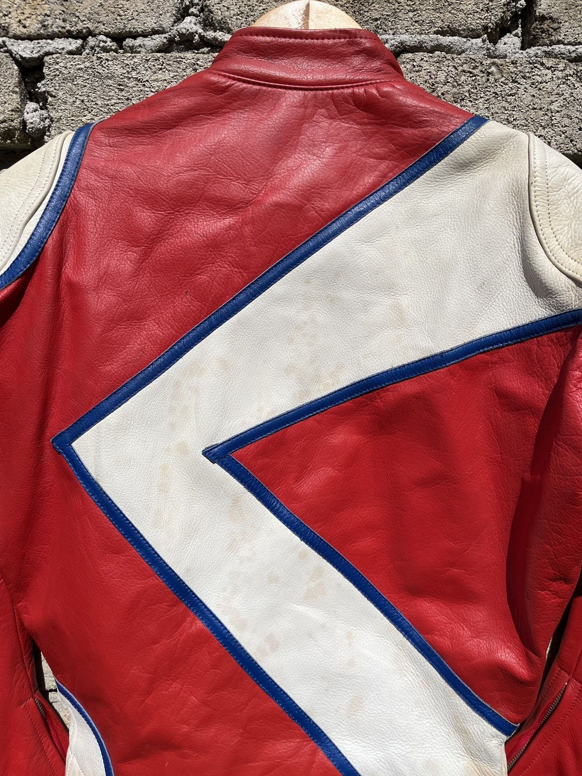 Genuine Leather × Vintage Kushitani Hamamatsu 2 Pieces Overall Leather Racing Set Size US 30 / EU 46 - 13 Thumbnail