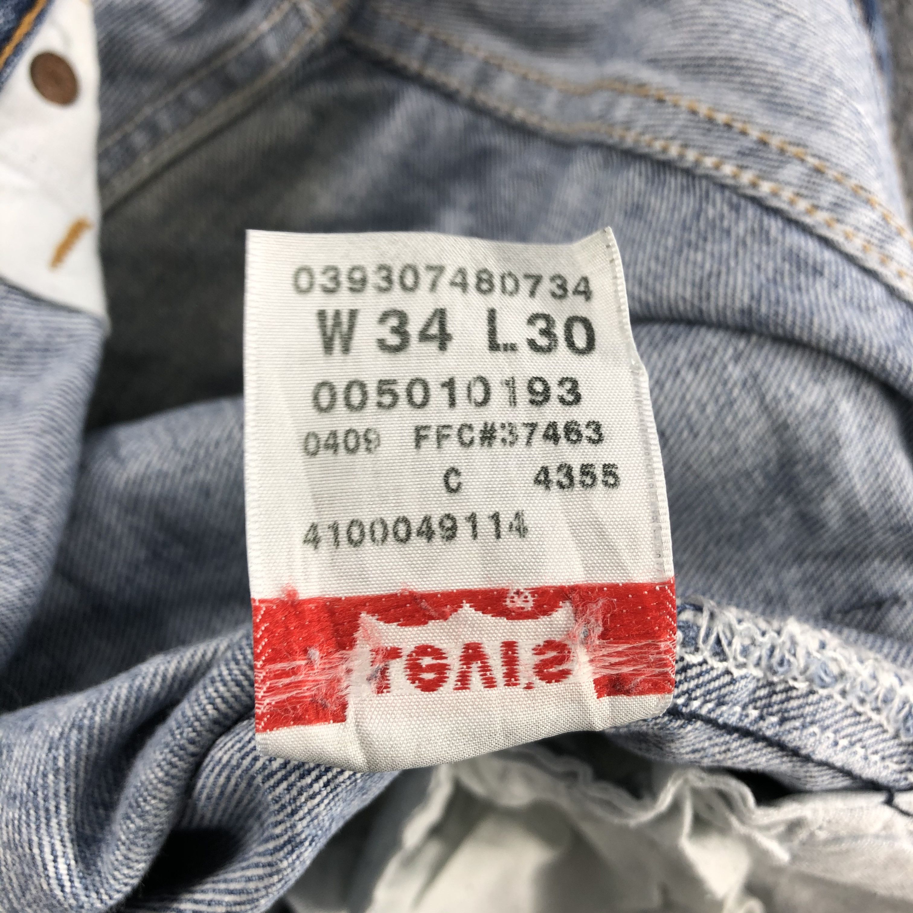Levi's Vintage Levis Jeans Lot 501-JM874 Size US 34 / EU 50 - 12 Thumbnail