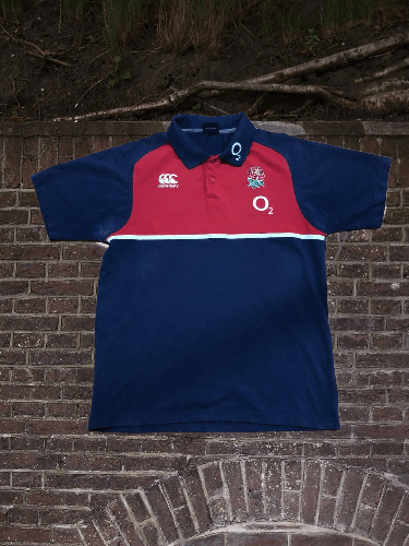 Canterbury of New Zealand Y2K Polo Canterbury logo O2 T-shirt Vintage blue size L Size US L / EU 52-54 / 3 - 1 Thumbnail