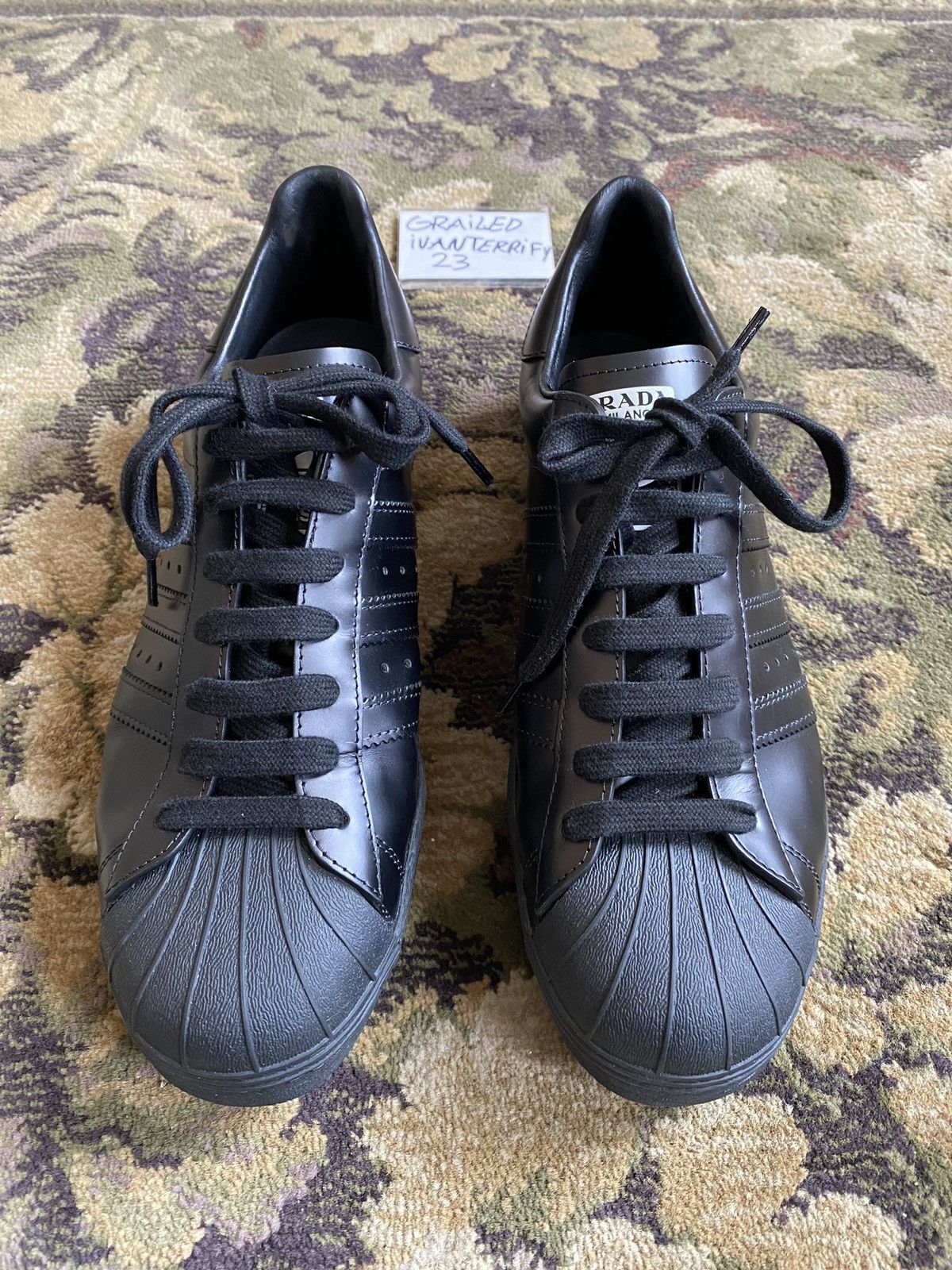 Adidas × Prada Prada x Adidas Superstar Size US 9.5 / EU 42-43 - 10 Thumbnail