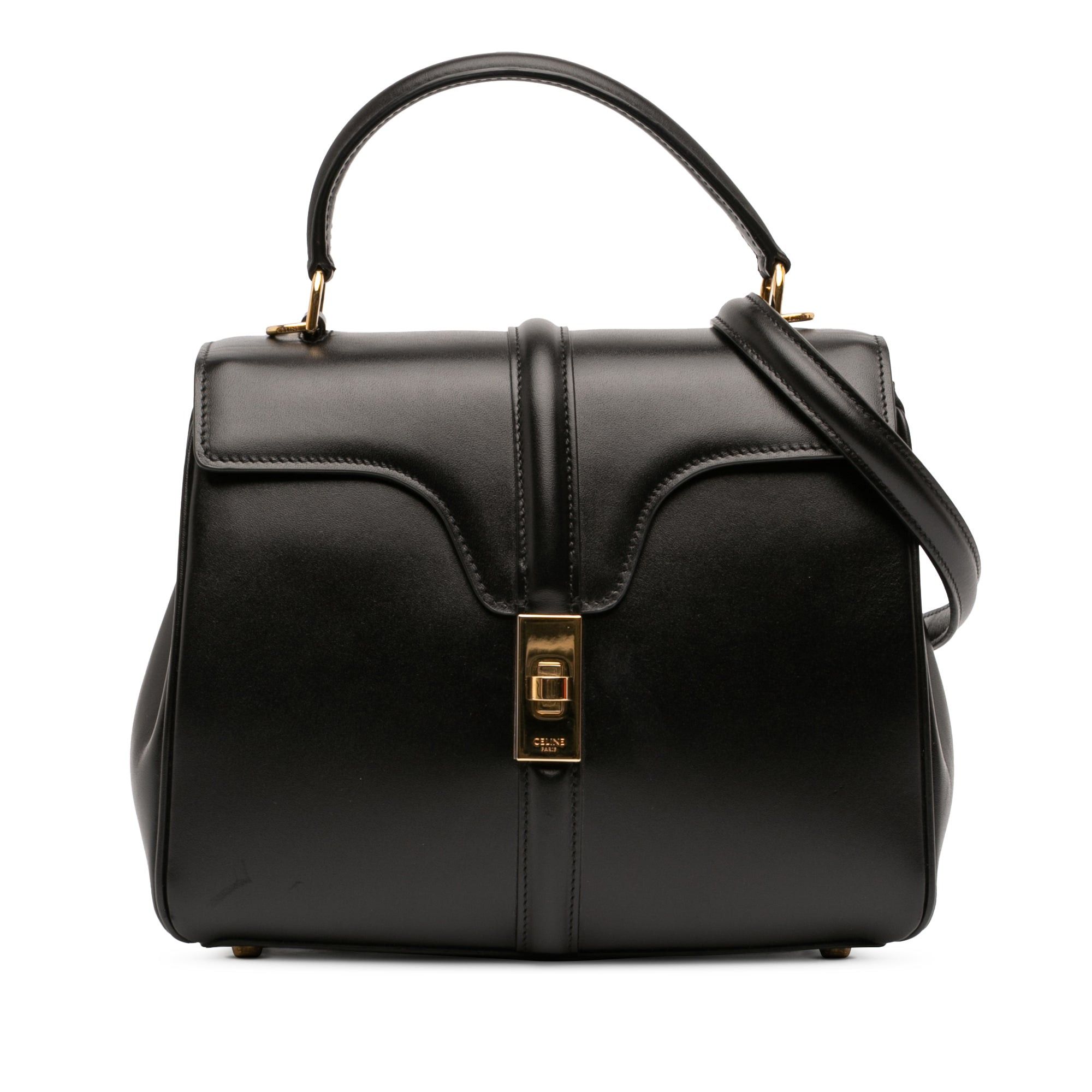 Celine Small Leather 16 Satchel Size ONE SIZE - 1 Thumbnail