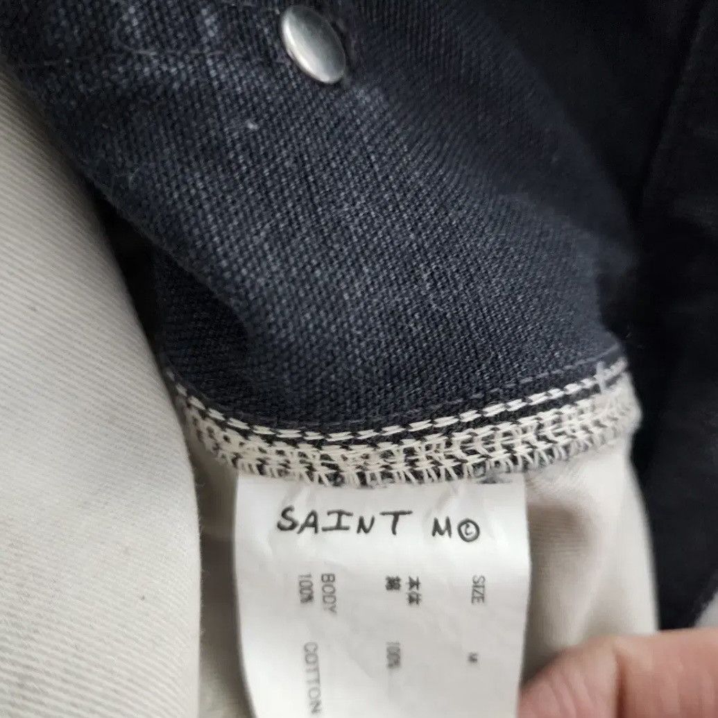 Saint Michael Saint Michael Double Knee Flare Denim Jeans Black Size US 32 / EU 48 - 8 Thumbnail