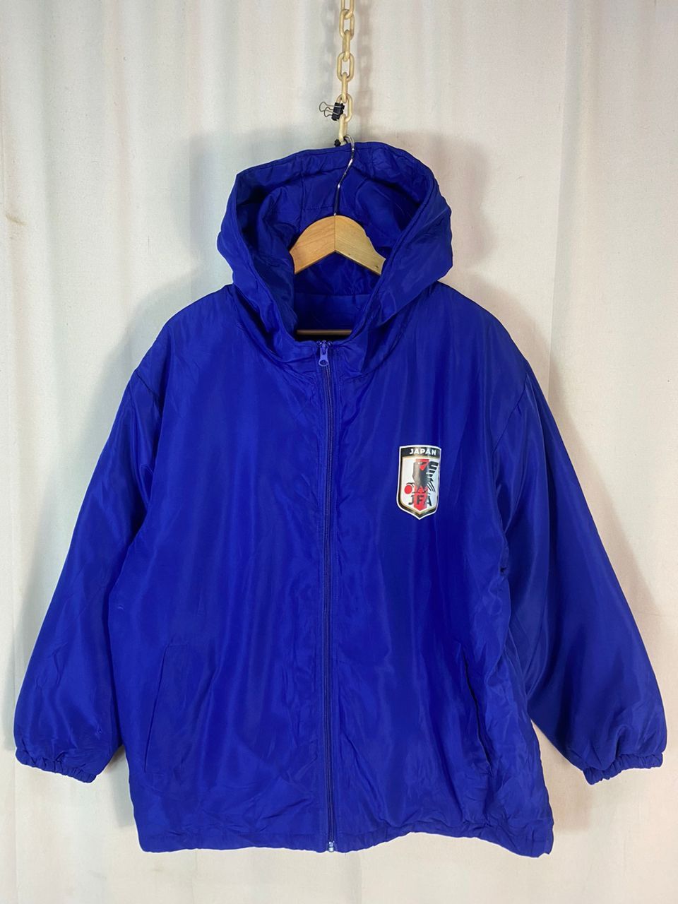 Japanese Brand Samurai blue japan football team zipper hoodie jacket Size US L / EU 52-54 / 3 - 1 Thumbnail