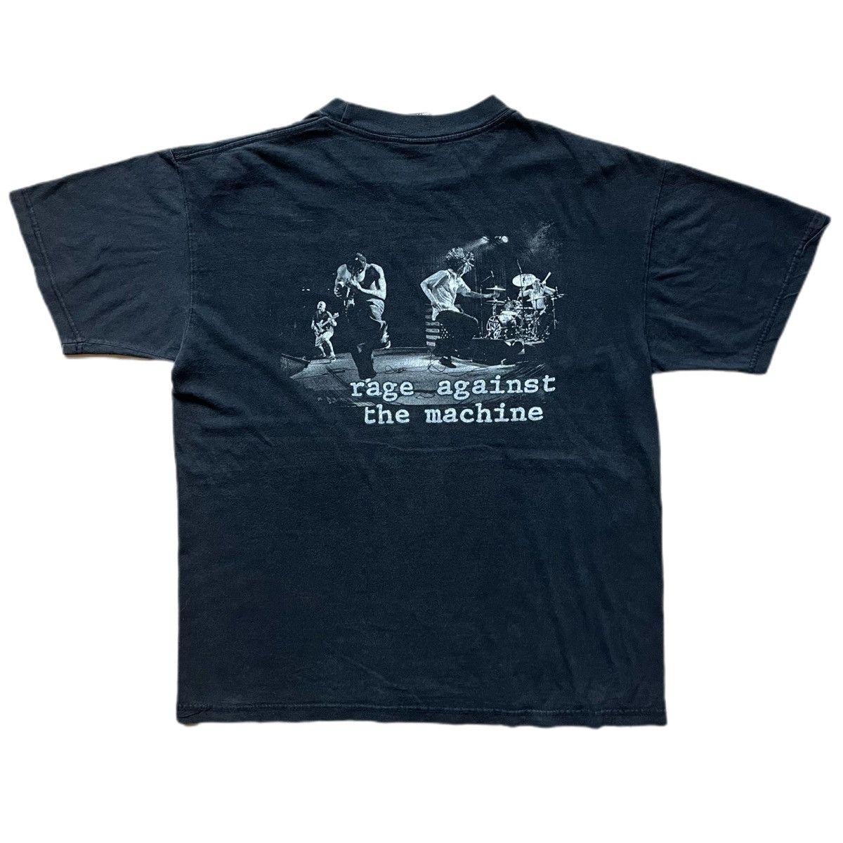 RAGE AGAINST THE MACHINE FRONT R DIAL BACK MEMBER tee
