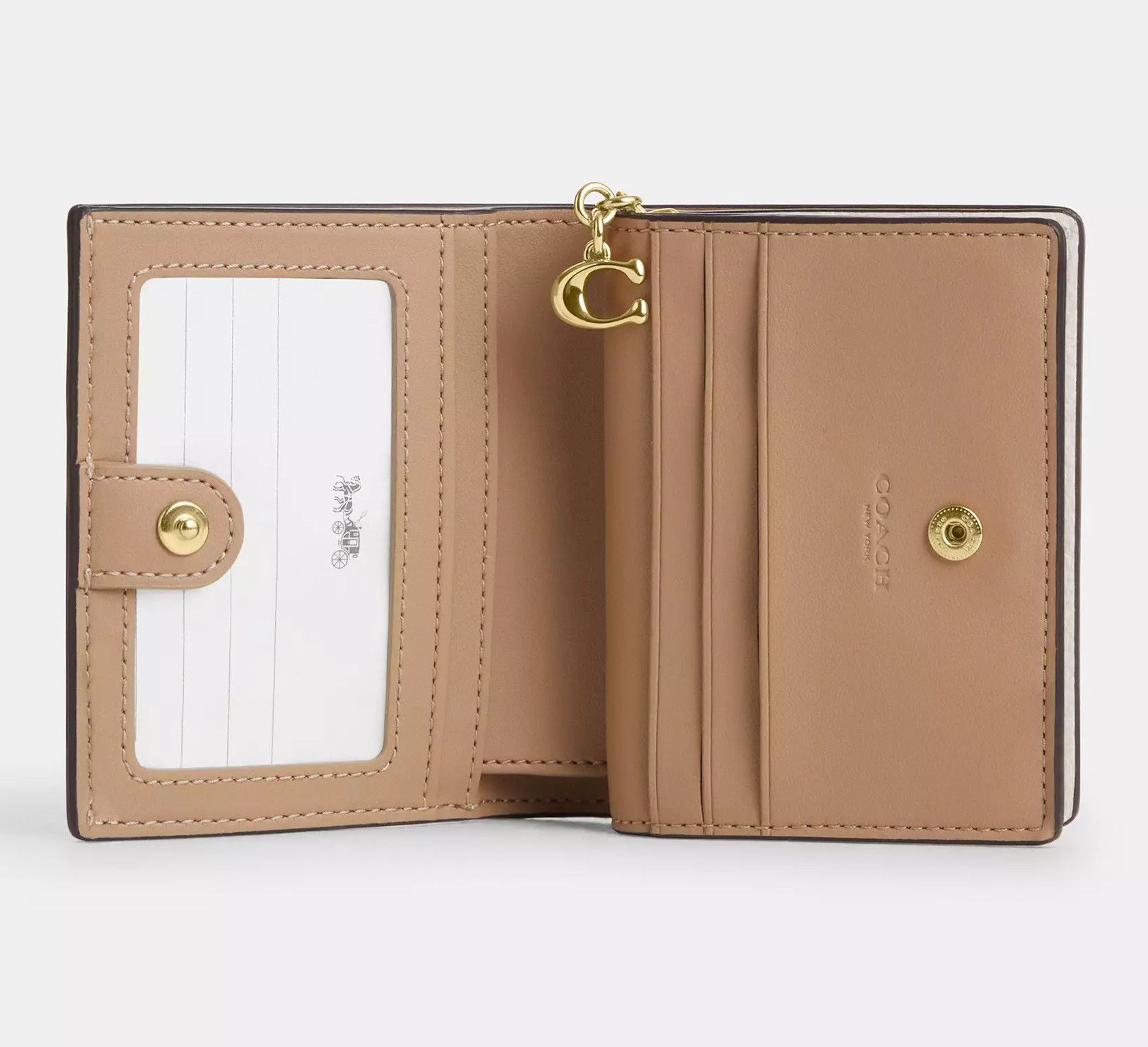 Coach Snap Wallet With Floral Print CZ603 Size ONE SIZE - 8 Thumbnail
