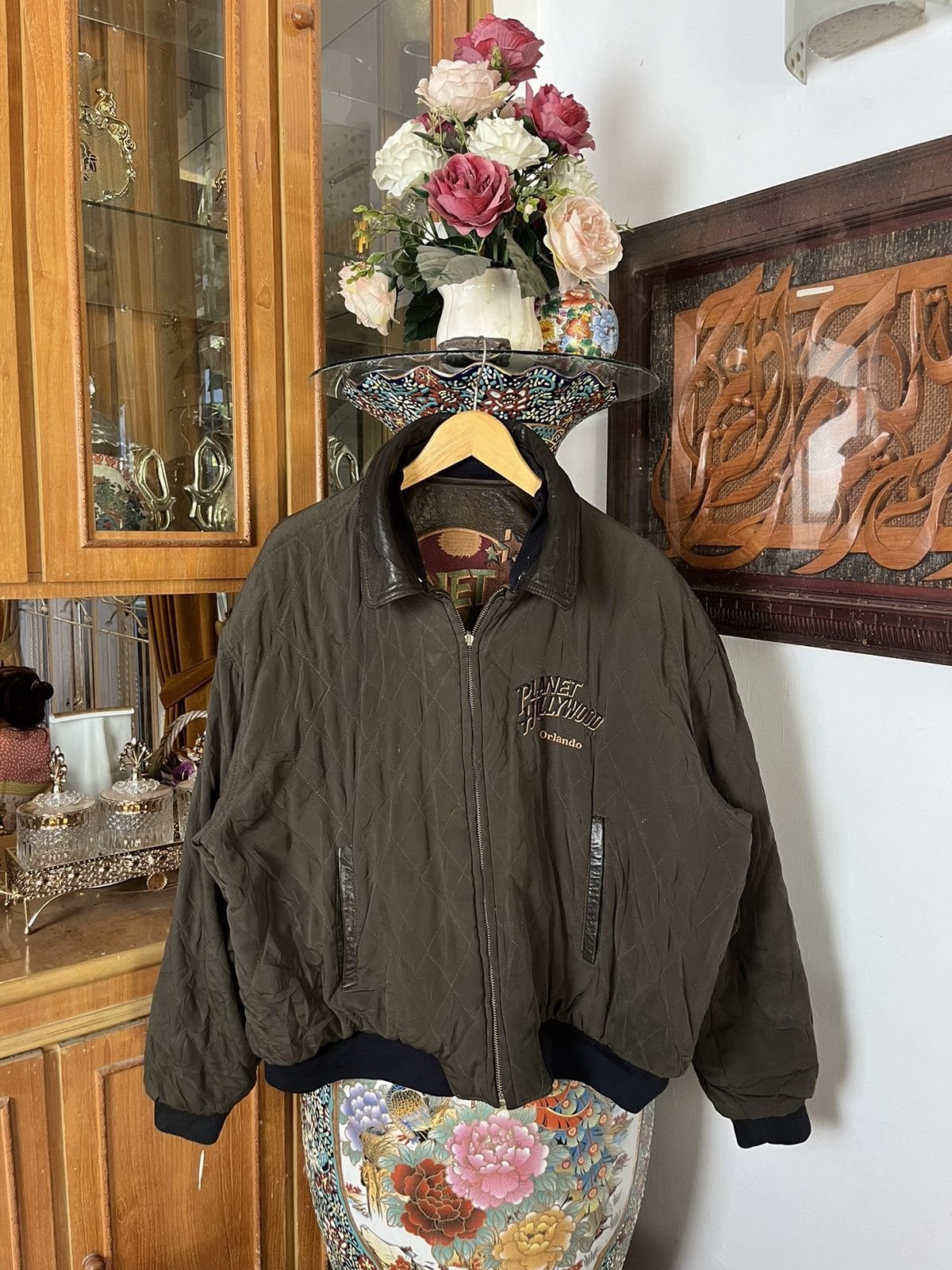 Planet Hollywood 1994 Planet Hollywood Orlando,USA Reversible Suede Jacket Size US XL / EU 56 / 4 - 14 Thumbnail