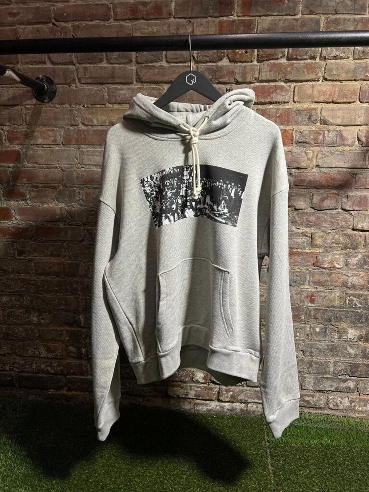 DENIM TEARS Denim Tears Systemic Racism Hoodie Grey Sz. XXL Size ONE SIZE - 1 Thumbnail