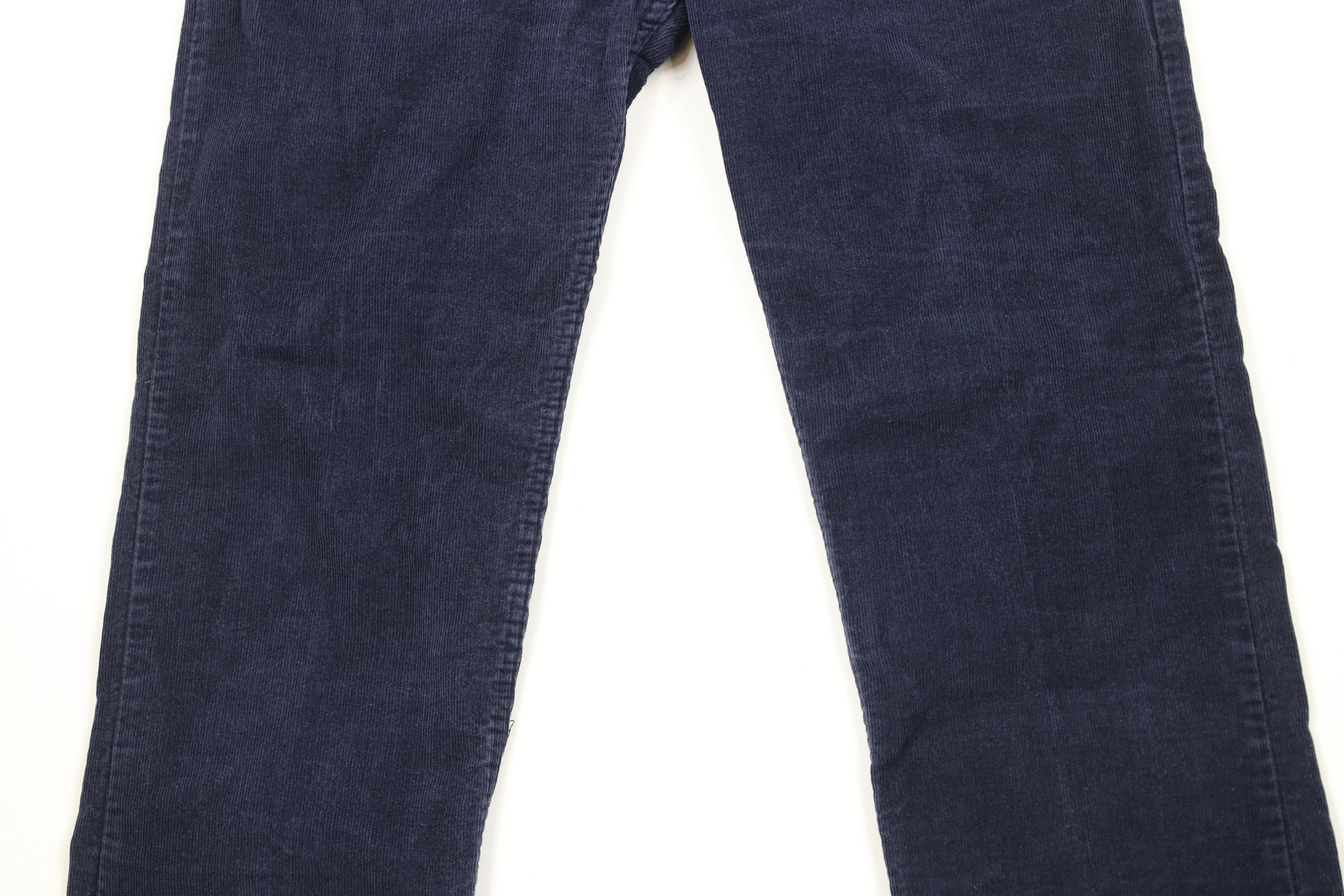 Levi's × Vintage Vintage 80s Levis Flared Corduroy Chino Pants Navy Blue USA Size US 36 / EU 52 - 3 Thumbnail