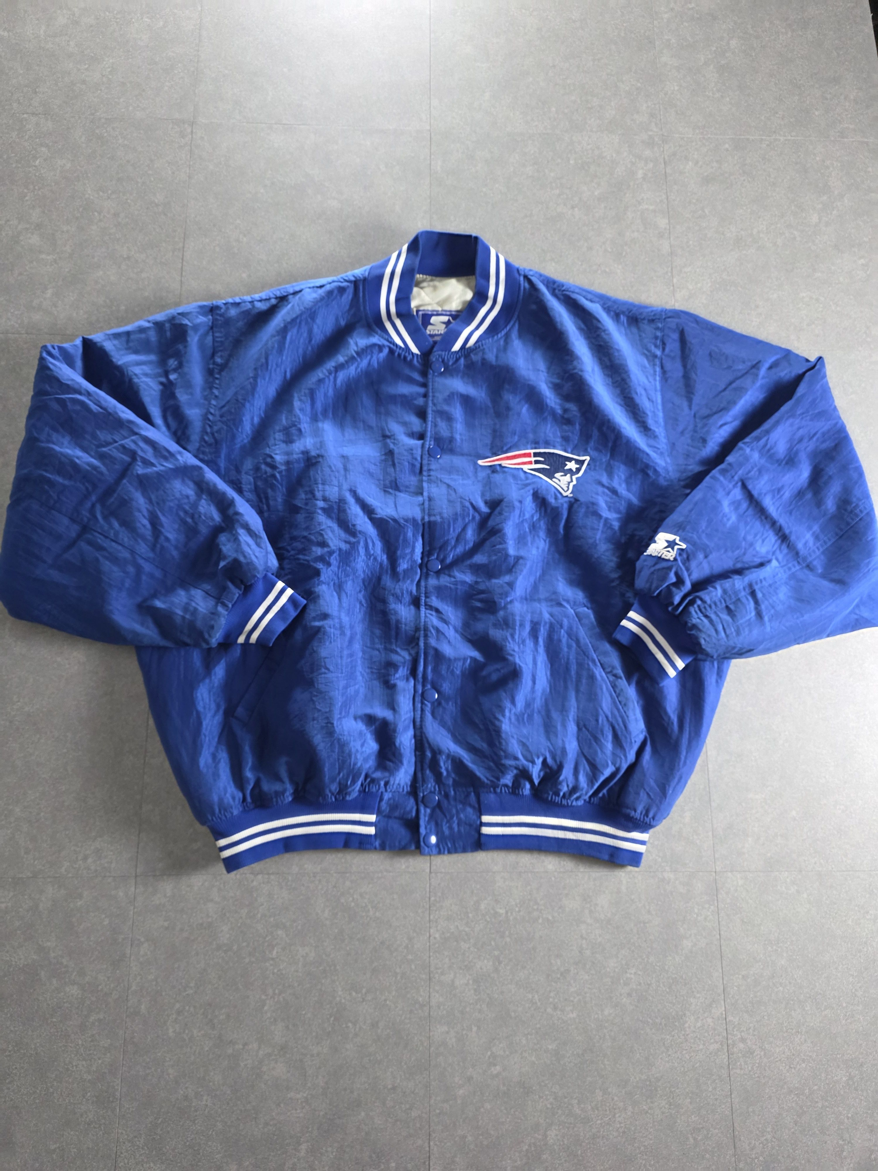 Starter Starter Vintage New England Patriots Jacket 90s USA Size US XL / EU 56 / 4 - 2 Thumbnail