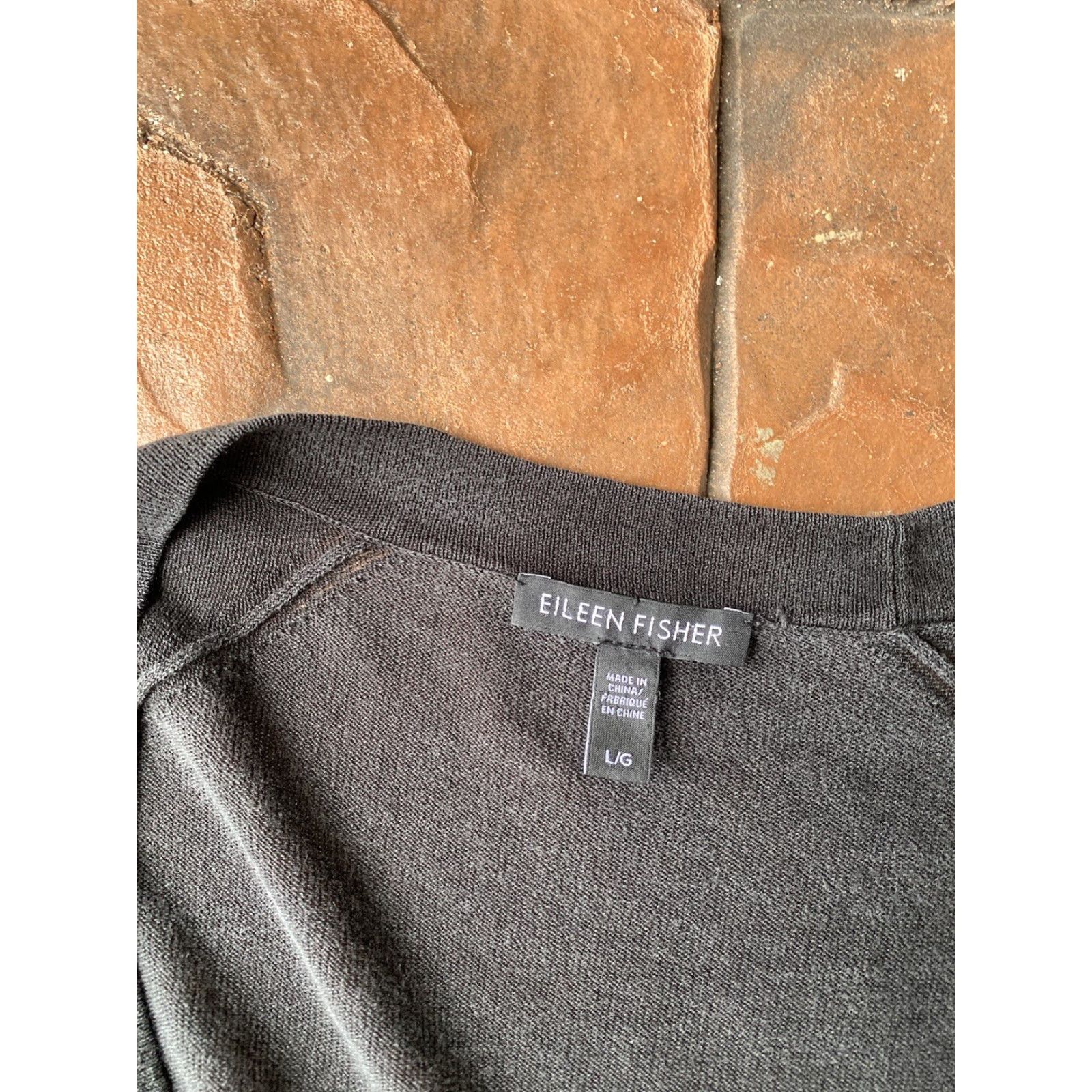 Eileen Fisher Eileen Fisher Tencel Long Cardigan Open Front Duster Womens Large Black Size L / US 10 / IT 46 - 2 Thumbnail