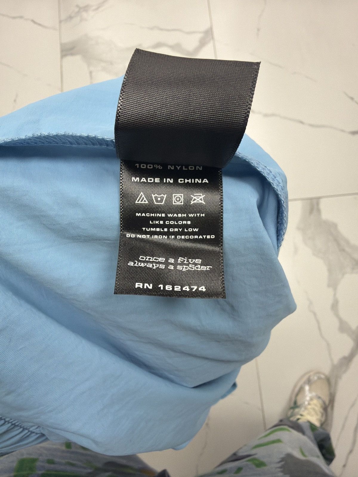 Sp5der Sp5der OG Web Double Layer Short "Light Blue" Size US 40 / EU 56 - 5 Thumbnail