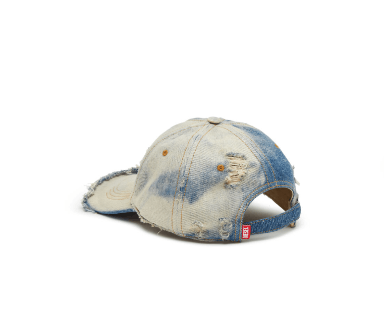Diesel o1mle1025 Size:01 / C-Iyasu Denim Baseball Cap / Hat in Blue Size ONE SIZE - 3 Thumbnail