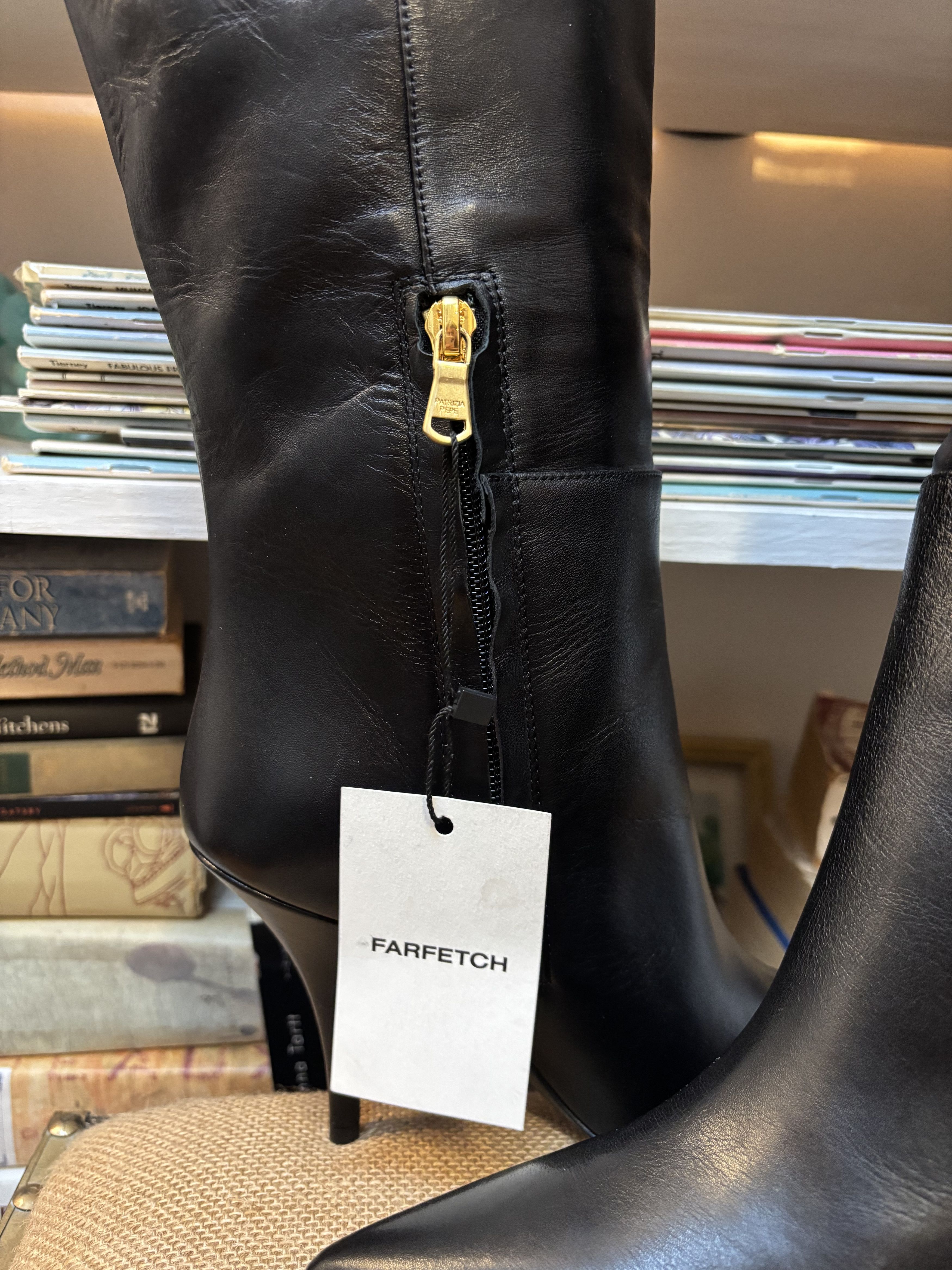 Patrizia Pepe Patrizia Pepe black leather boots Size US 6 / IT 36 - 4 Thumbnail