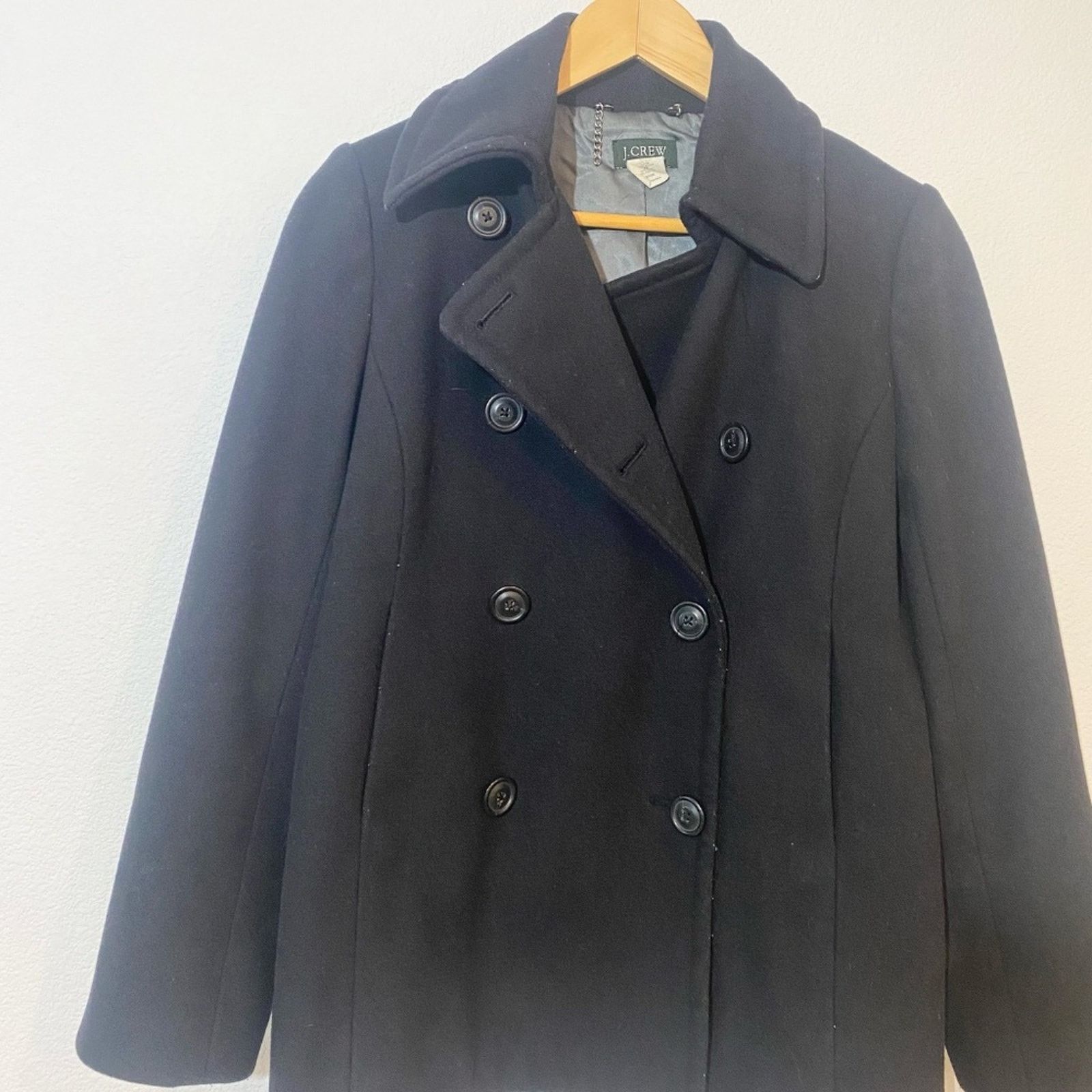 J.Crew J Crew Women's Double Breasted Wool Pea Coat - Medium Size M / US 6-8 / IT 42-44 - 2 Thumbnail