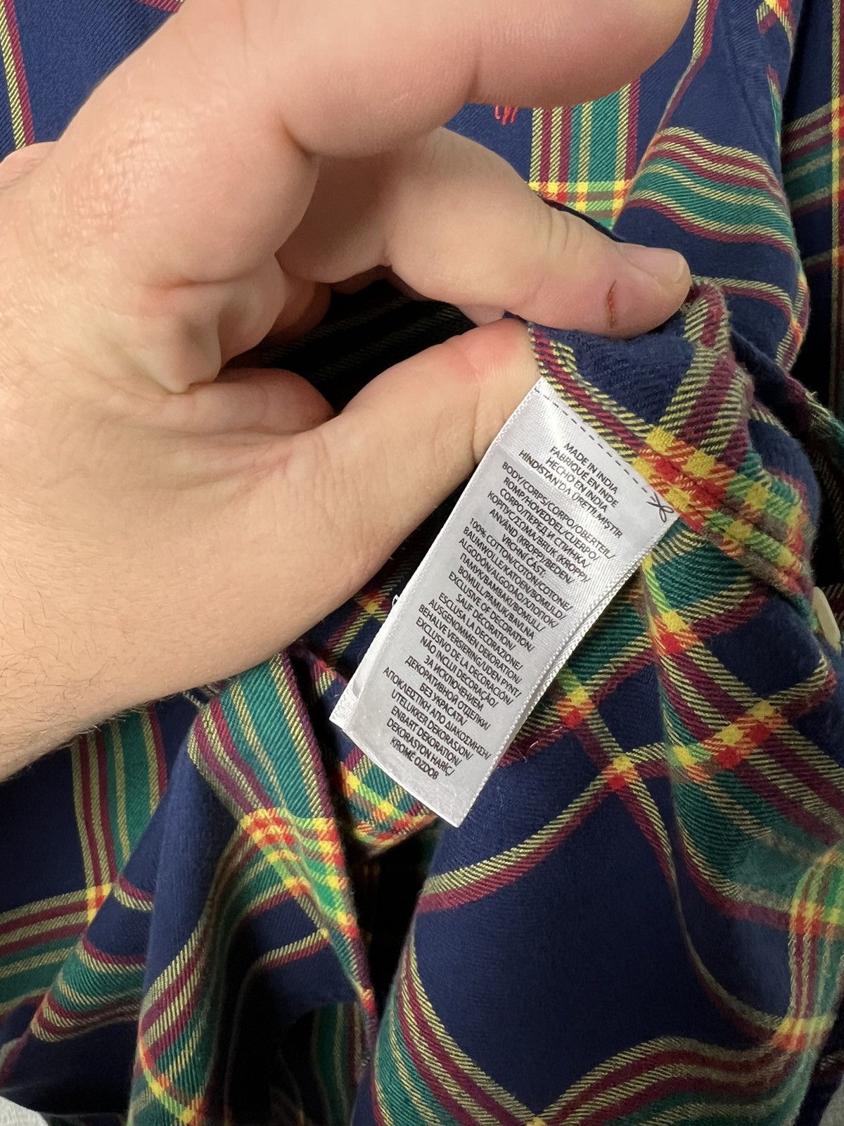 Polo Ralph Lauren Polo Ralph Lauren American Plaid Checkered Flannel Shirt Size US S / EU 44-46 / 1 - 8 Thumbnail